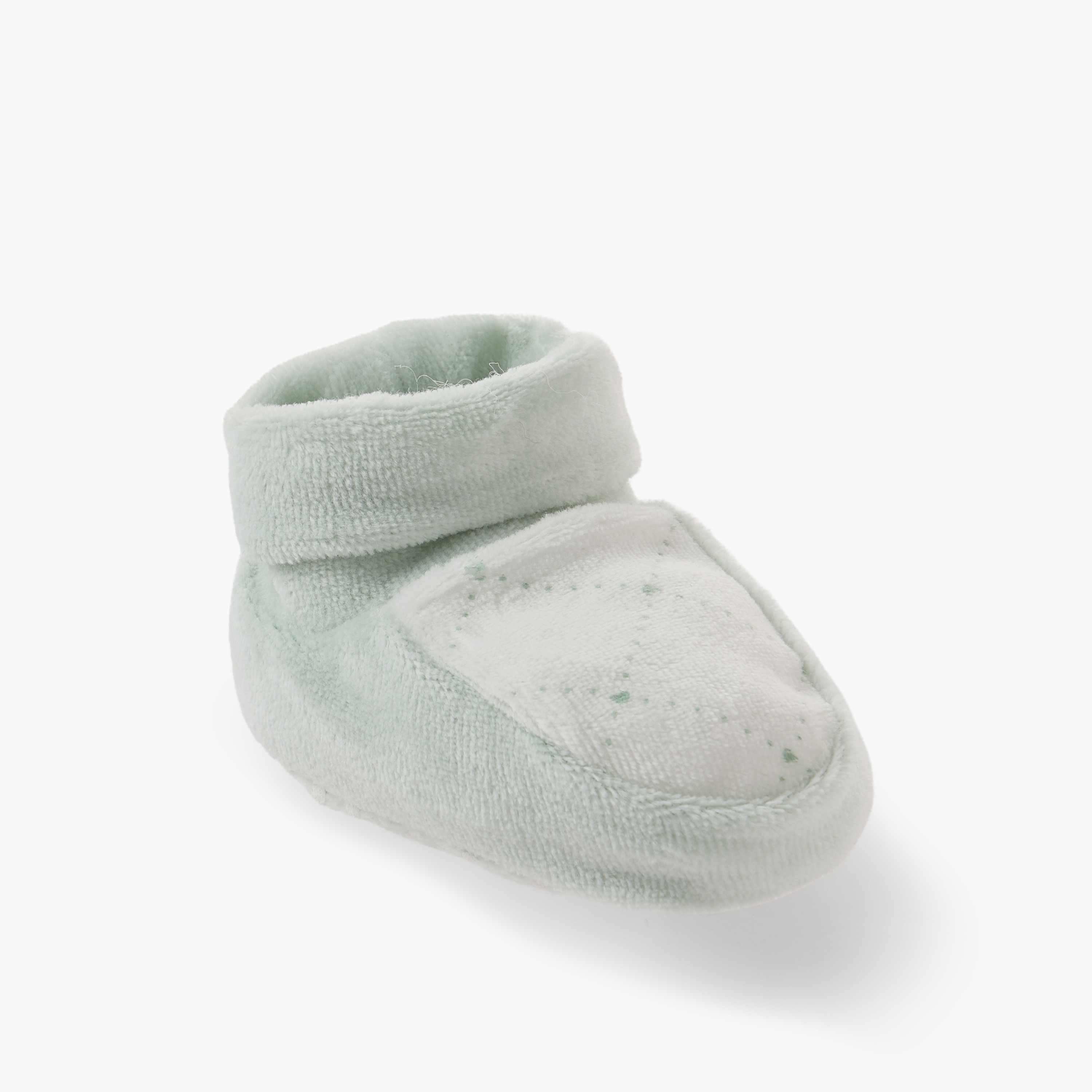Giggles Booties with Textured Design-baby-girls-shoes-booties-image-2