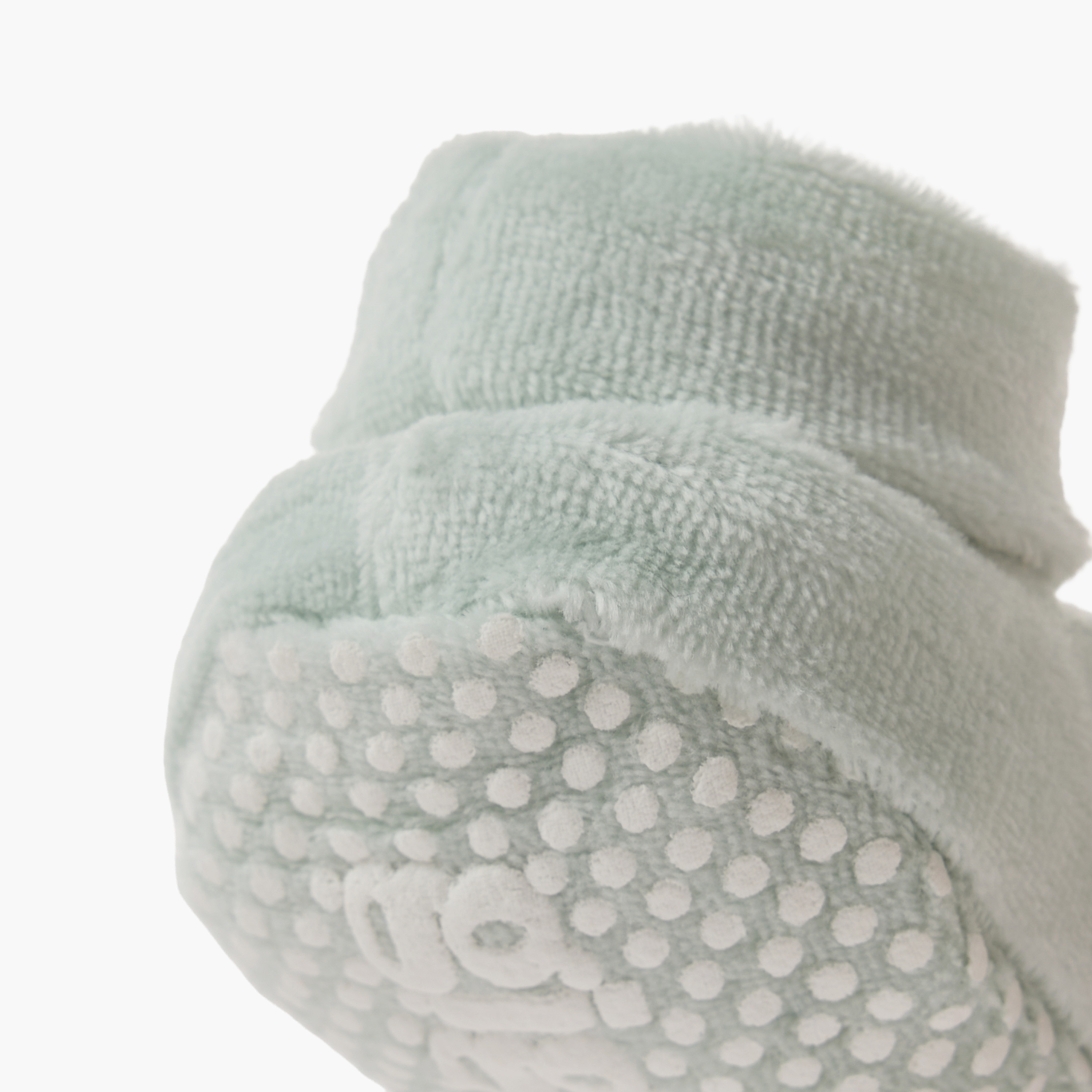 Giggles Booties with Textured Design-baby-girls-shoes-booties-image-4