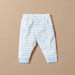 Giggles Embroidered T-shirt and Checked Pyjama Set-Pyjama Sets-thumbnail-2