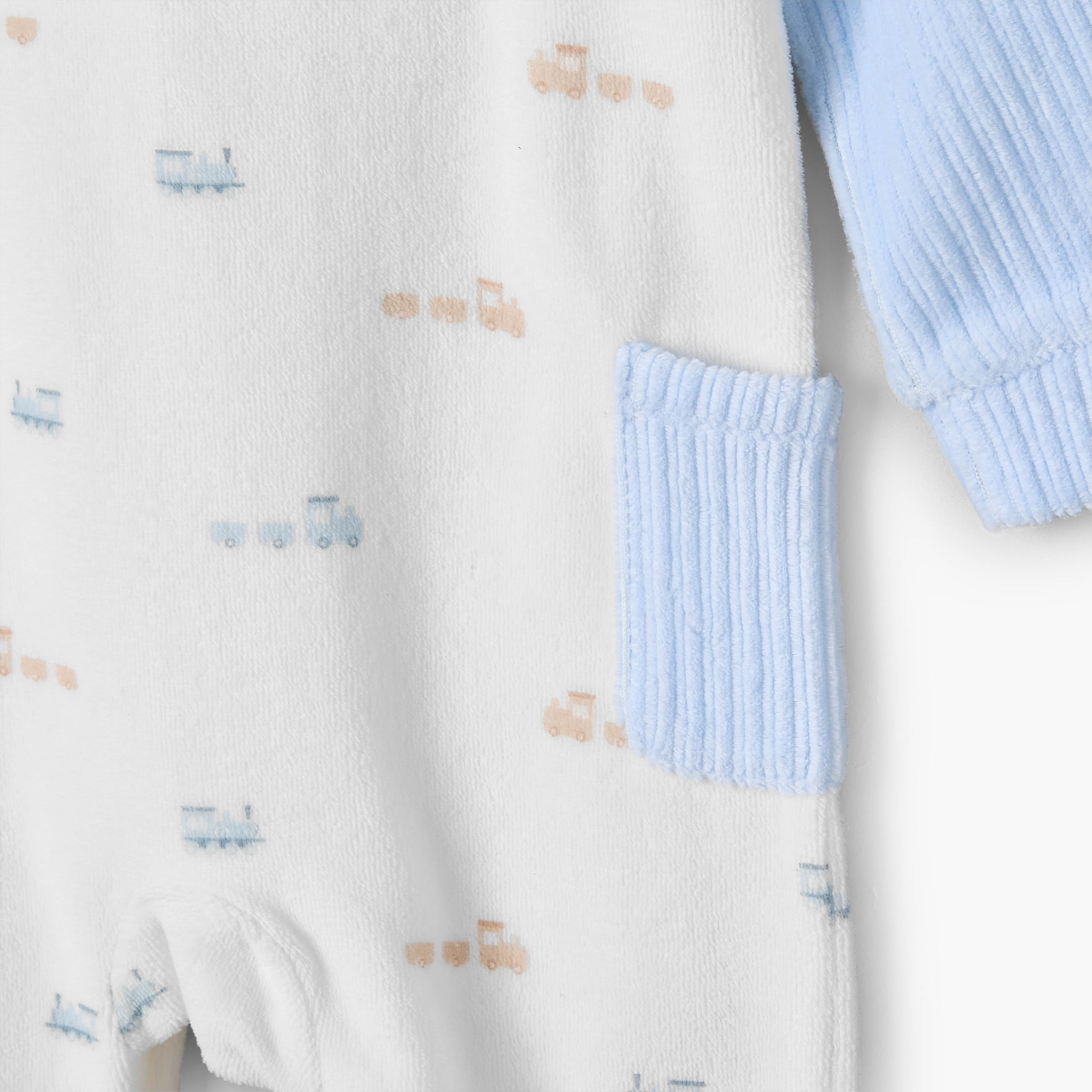 Juniors Crew Neck Long Sleeves Sleepsuit with Snap Button Closure-baby-boys-clothing-nightwear-sleepsuits-image-4