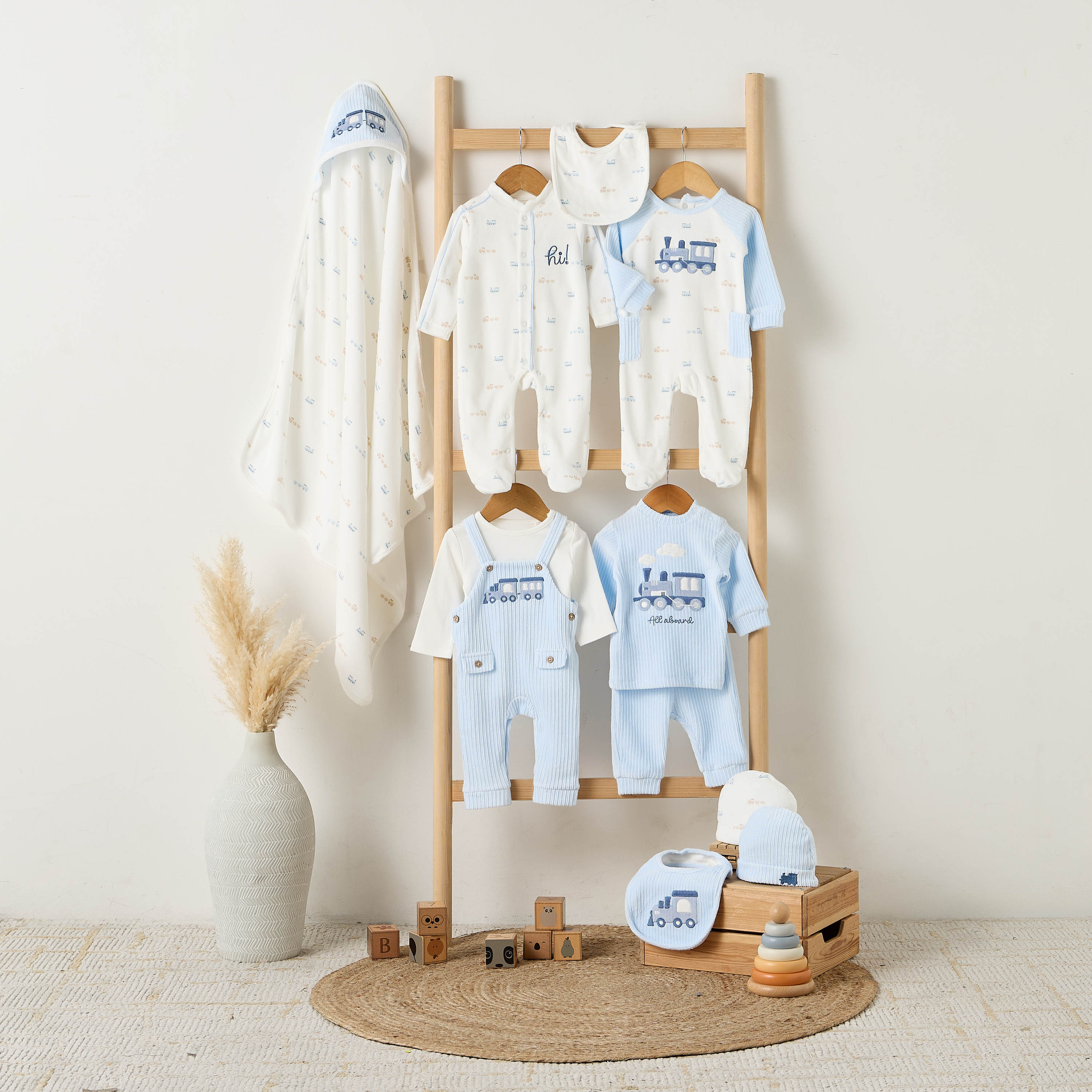 Juniors Crew Neck Long Sleeves Sleepsuit with Snap Button Closure-baby-boys-clothing-nightwear-sleepsuits-image-6