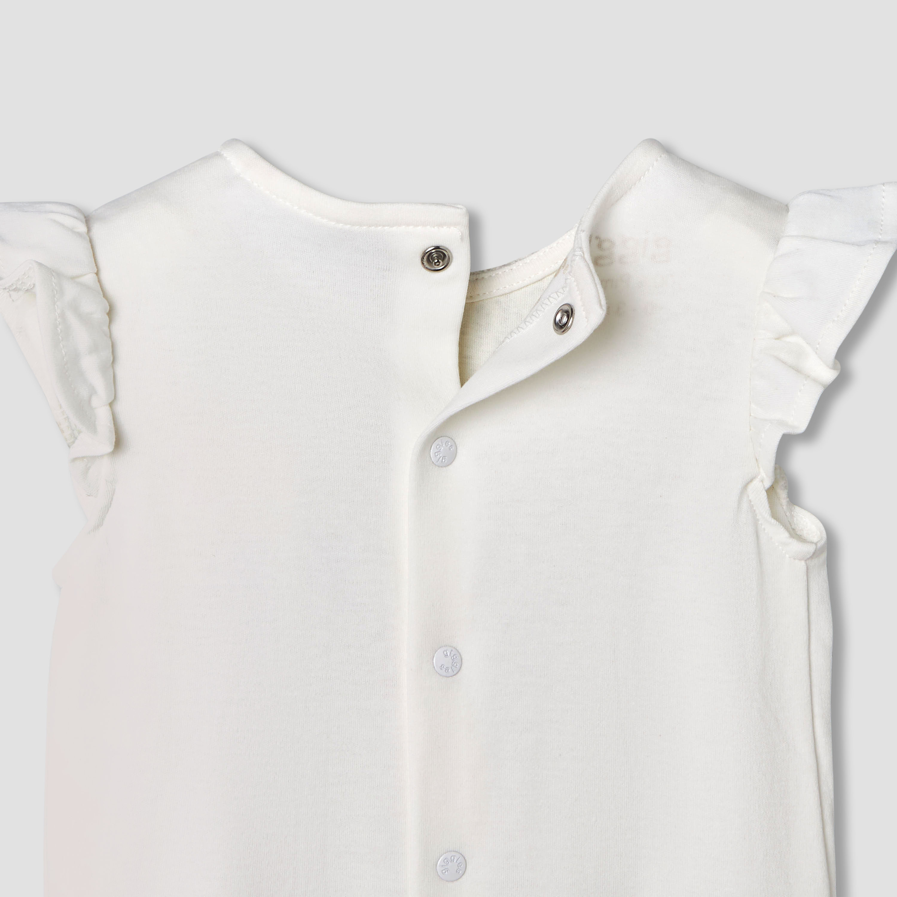 أفرول مطرز بياقة مستديرة وأكمام كشكش من جيجلز-baby-girls-clothing-rompers-image-3