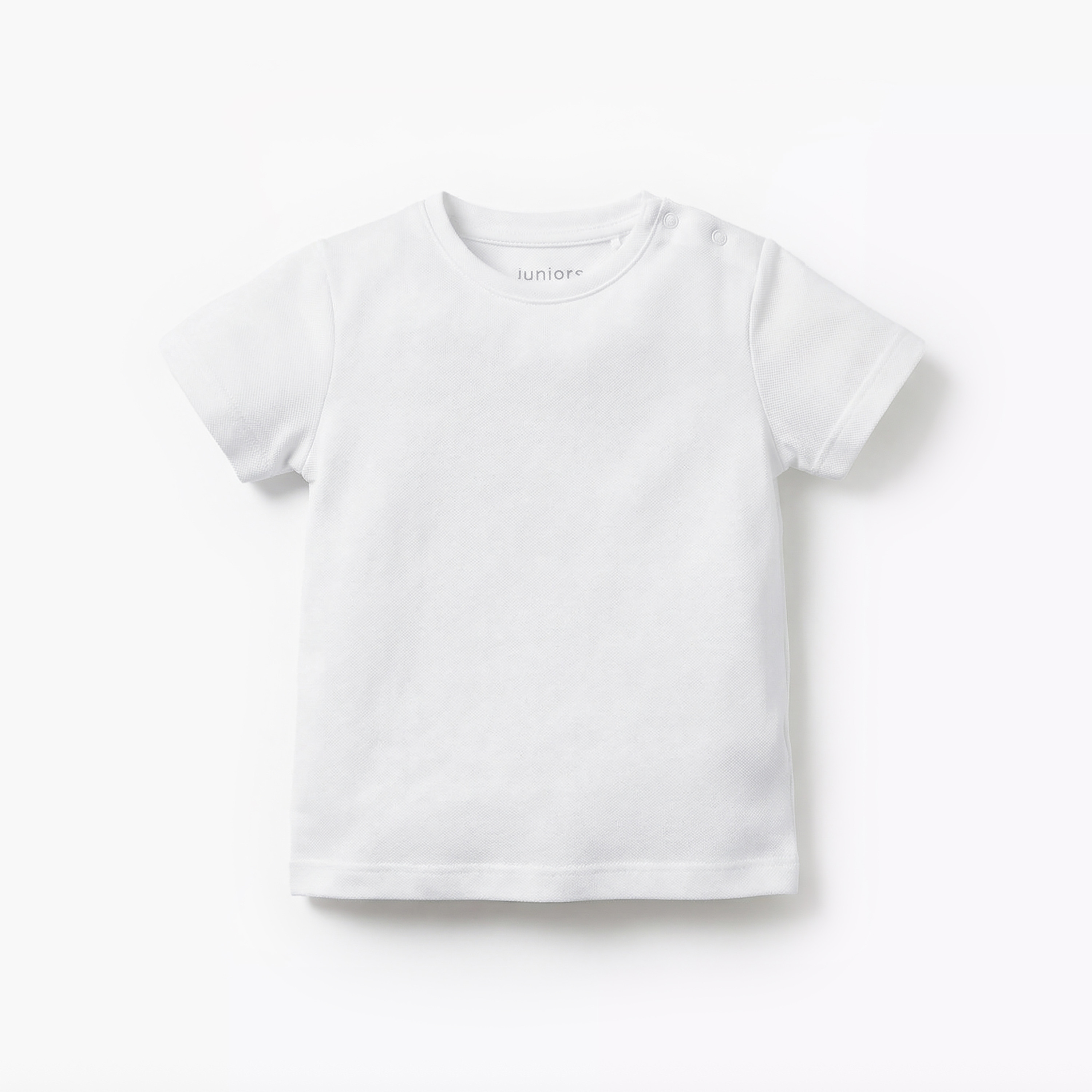 Juniors Round Neck Short Sleeves T-shirt and Dungaree Set with Stripes-baby-boys-clothing-setsandcoords-image-4