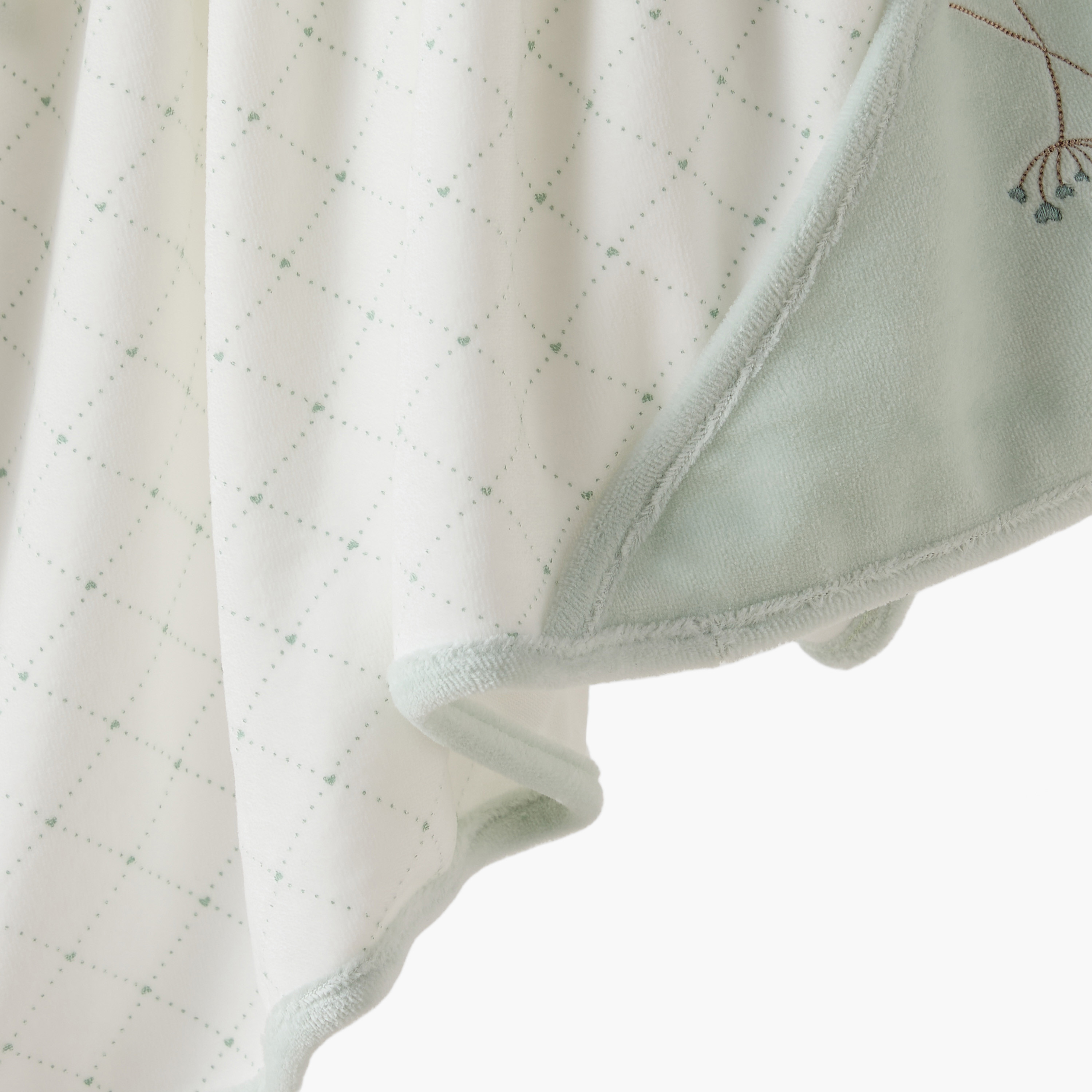 Giggles Checked Hooded Receiving Blanket-baby-nursery-blanketsandswaddles-receivingblankets-image-4