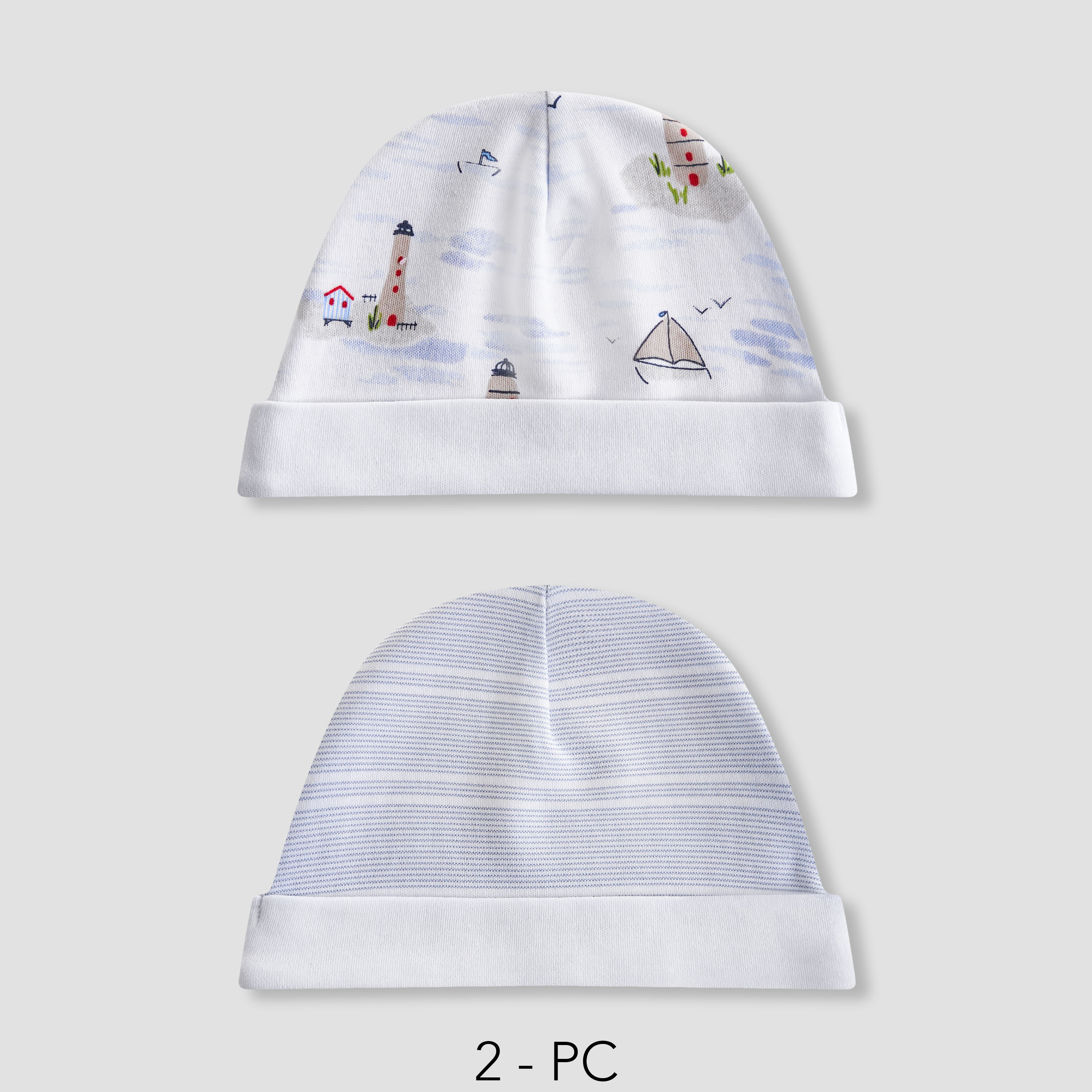 كابات بطبعات من جونيورز - عبوة من قطعتين-baby-boys-accessories-caps-image-1