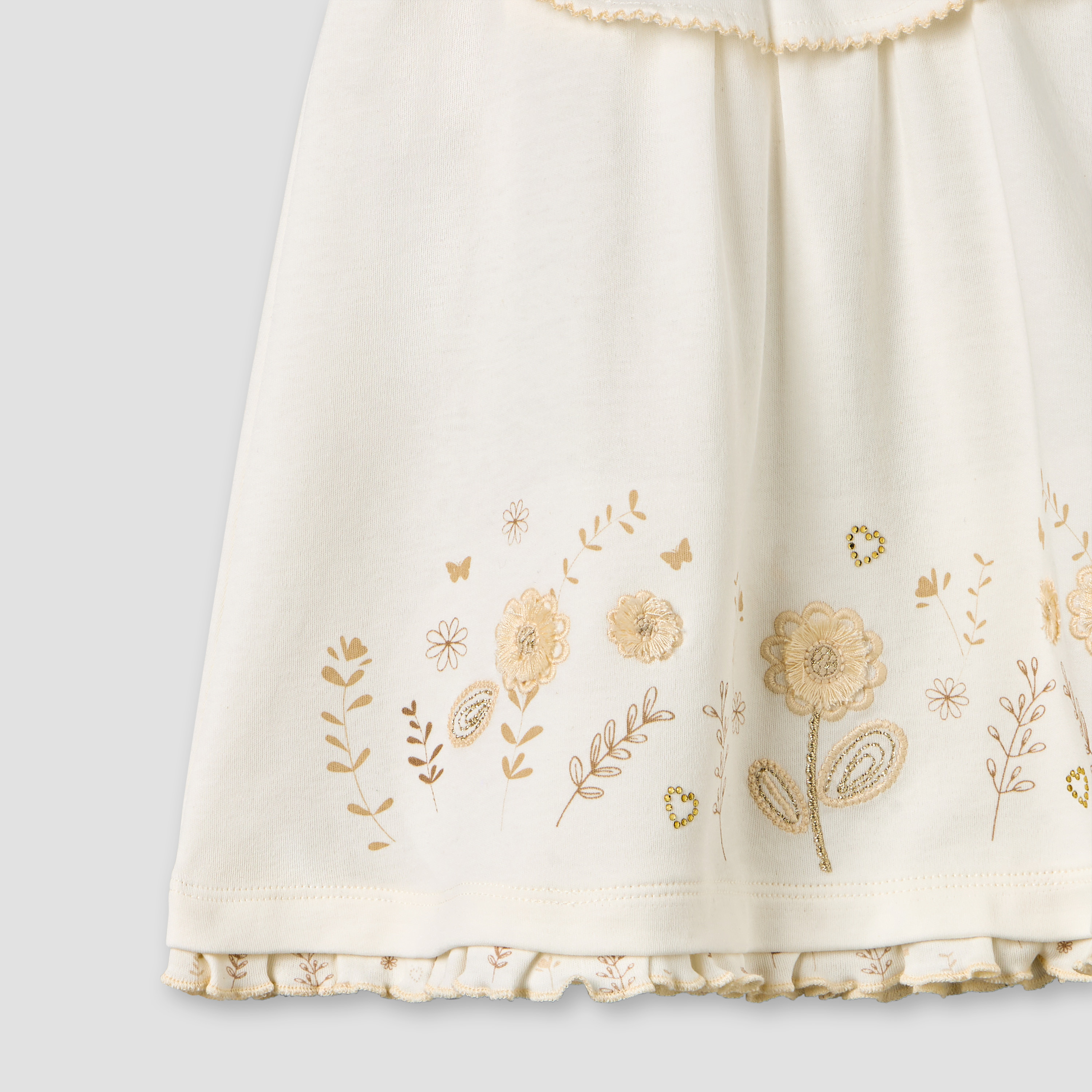 Giggles Round Neck Sleeveless A-line Dress with Embroidered Design-baby-girls-clothing-dressesandjumpsuits-image-4