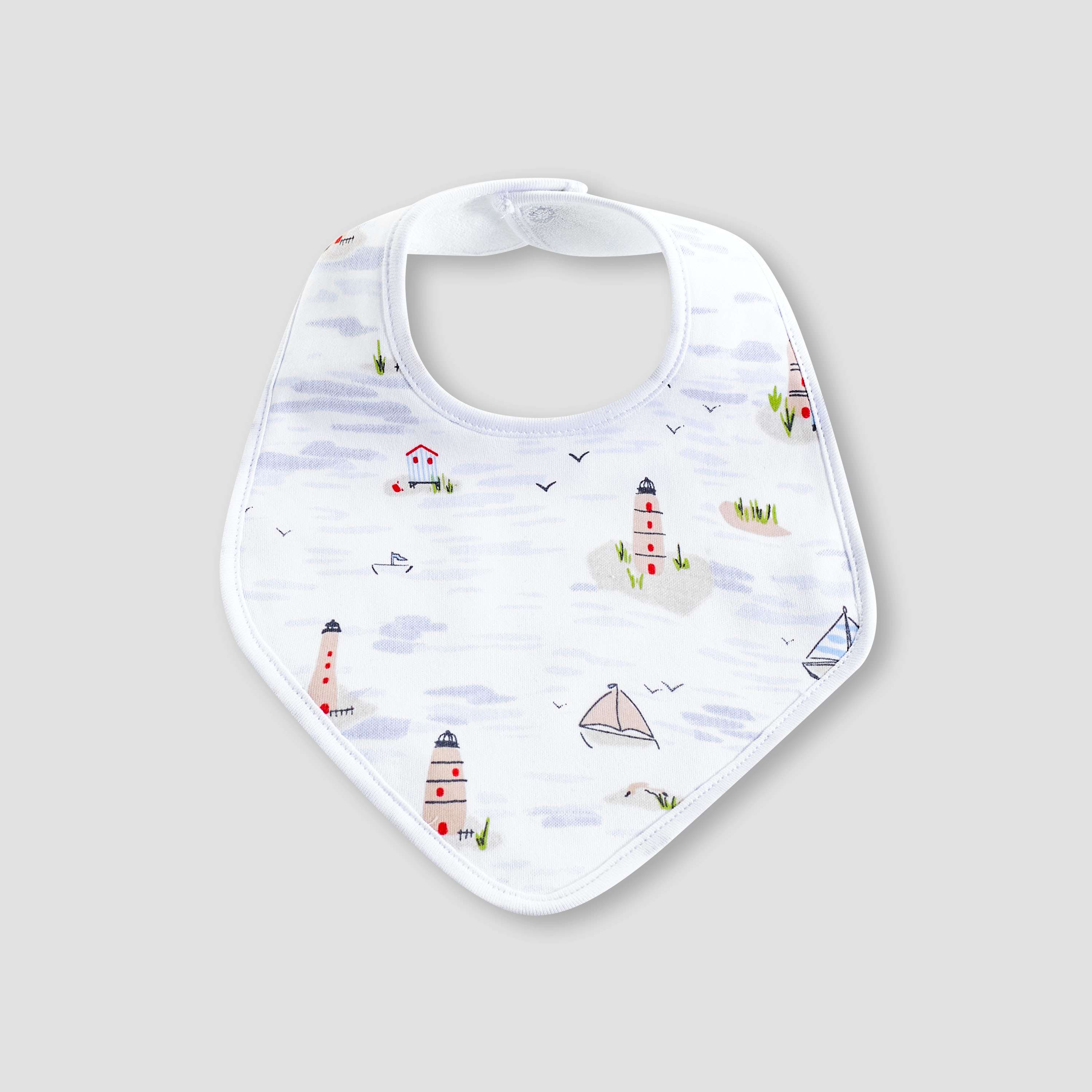 Pack of 2 Juniors Baby Bib with Print-baby-feeding-bibs-image-3