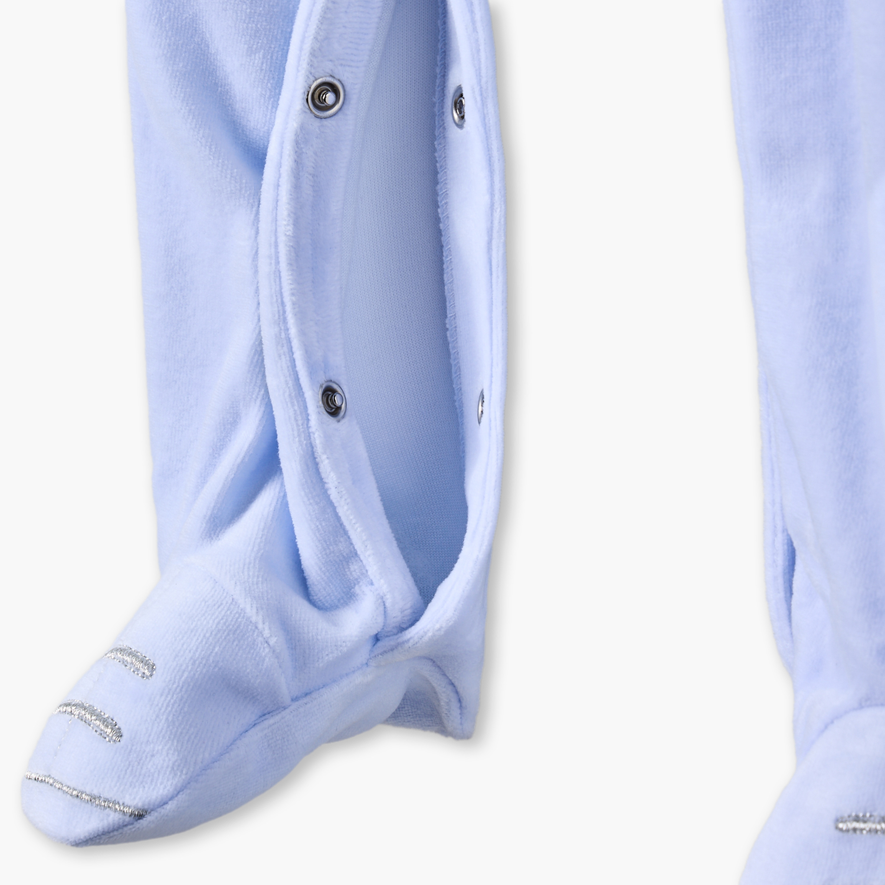 بدلة نوم قطن بياقة وأكمام طويلة وأزرار إغلاق كباسة من جيجلز-baby-boys-clothing-nightwear-sleepsuits-image-4