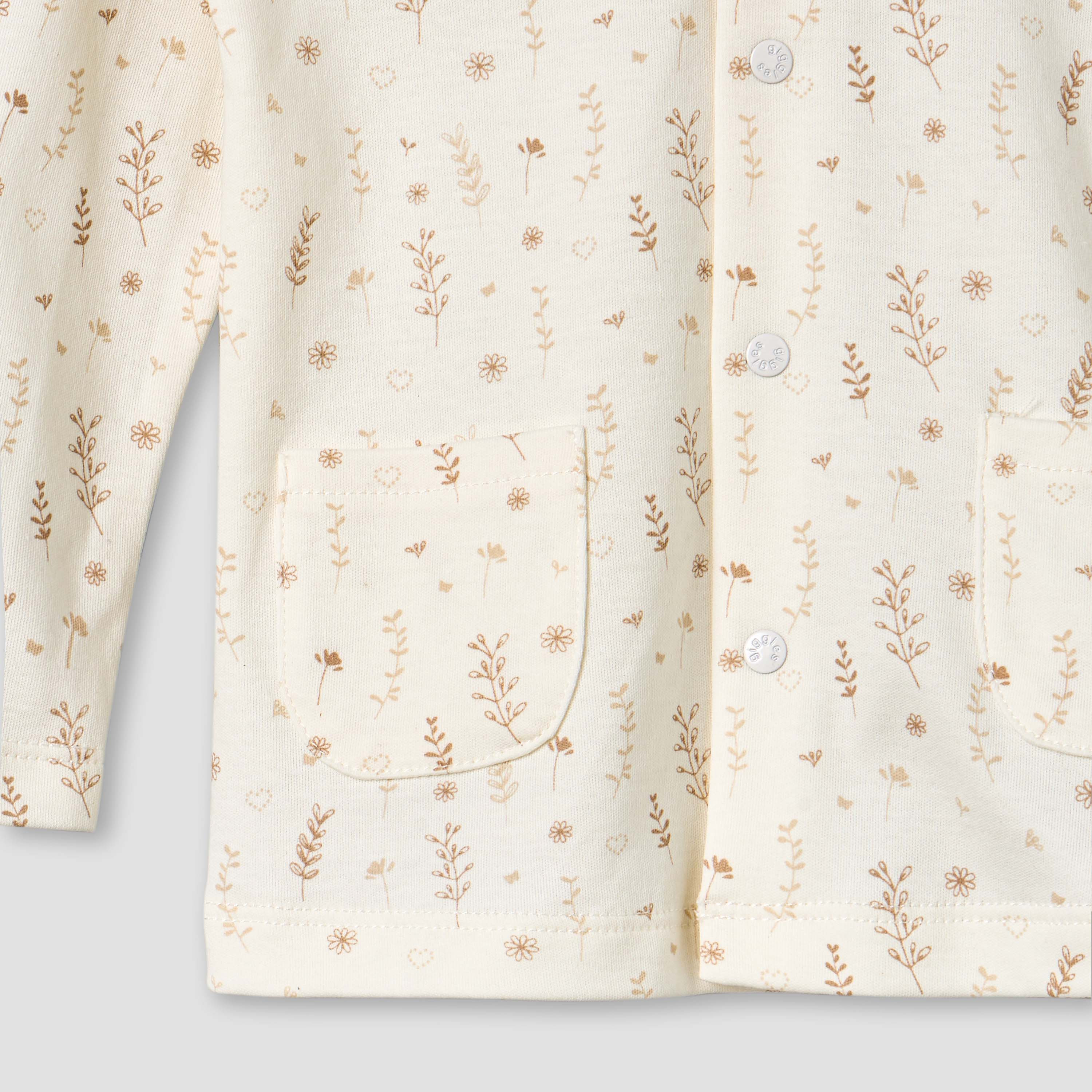 Giggles Cotton Collared Neck Long Sleeve Pyjama Set with Botanical Print-baby-girls-clothing-nightwear-pyjamasets-image-5