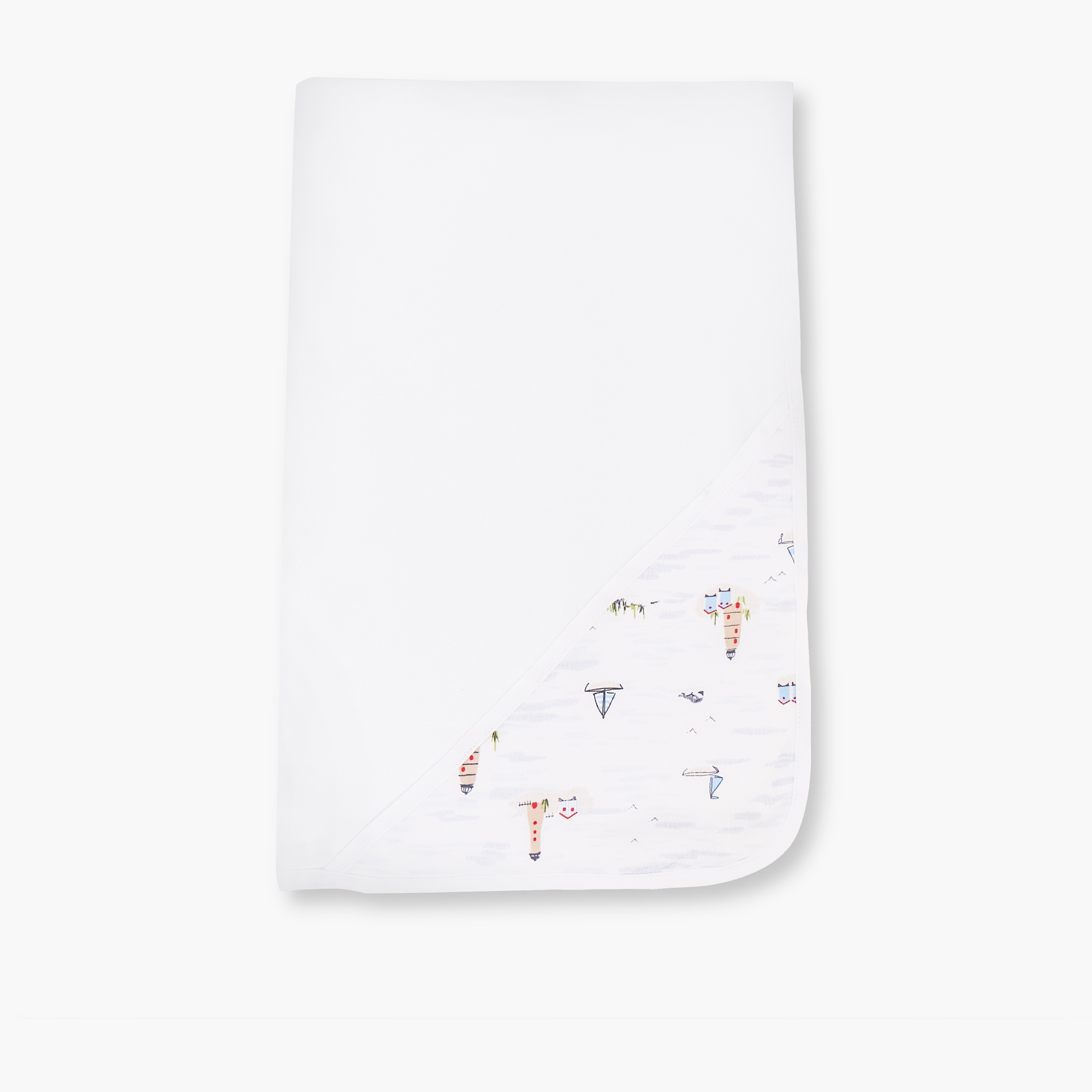 بطانية حديثي ولادة بقبعة بطبعات من جونيورز-baby-nursery-blanketsandswaddles-receivingblankets-image-3