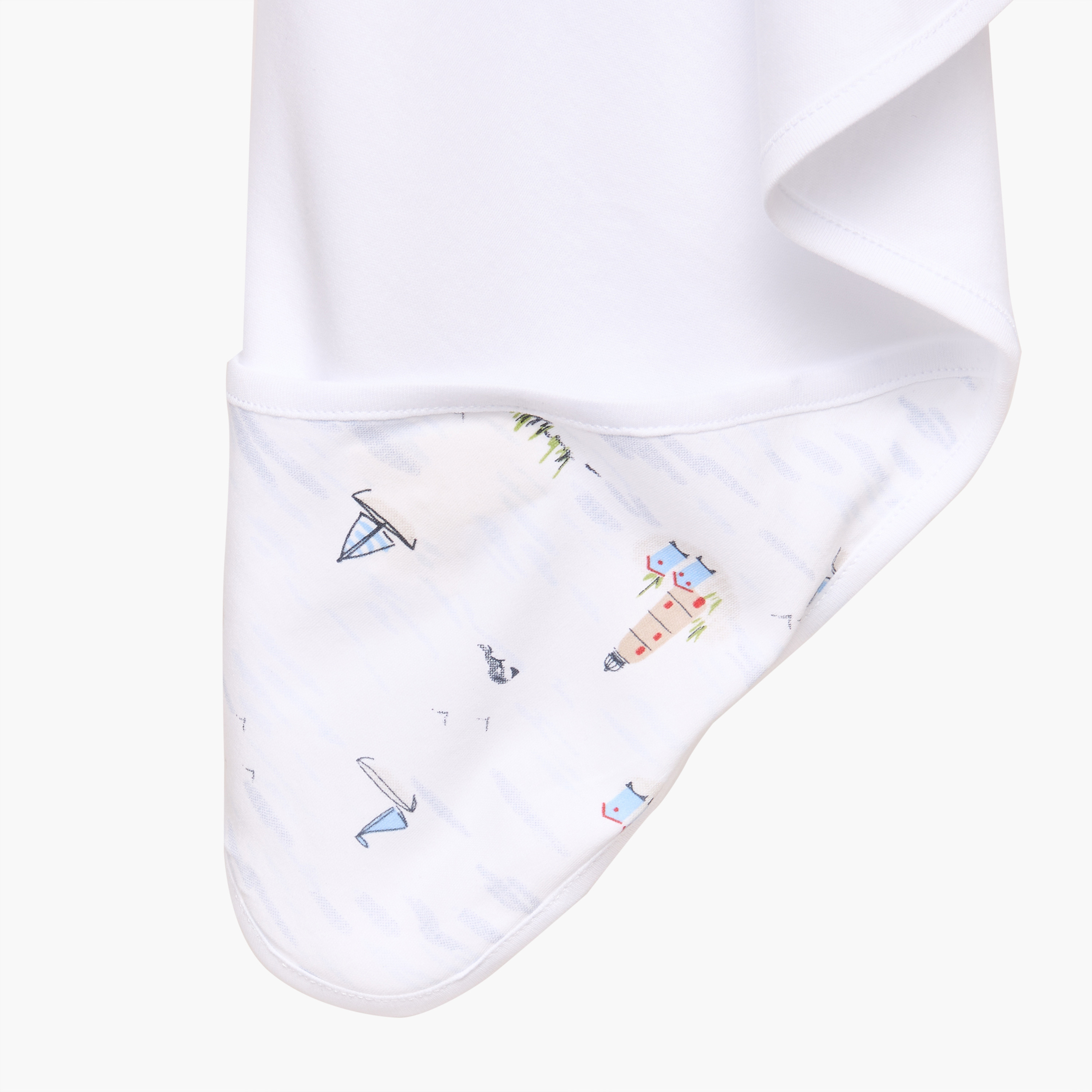 بطانية حديثي ولادة بقبعة بطبعات من جونيورز-baby-nursery-blanketsandswaddles-receivingblankets-image-5