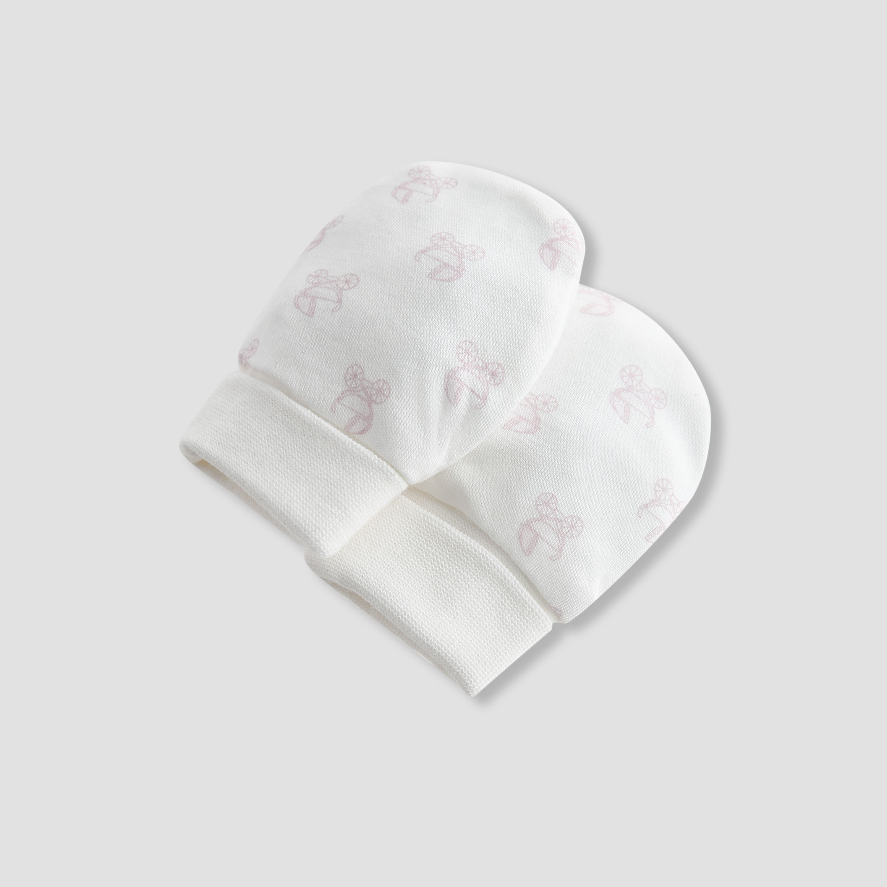 Giggles Pram Print Mittens-baby-girls-accessories-mittens-image-4
