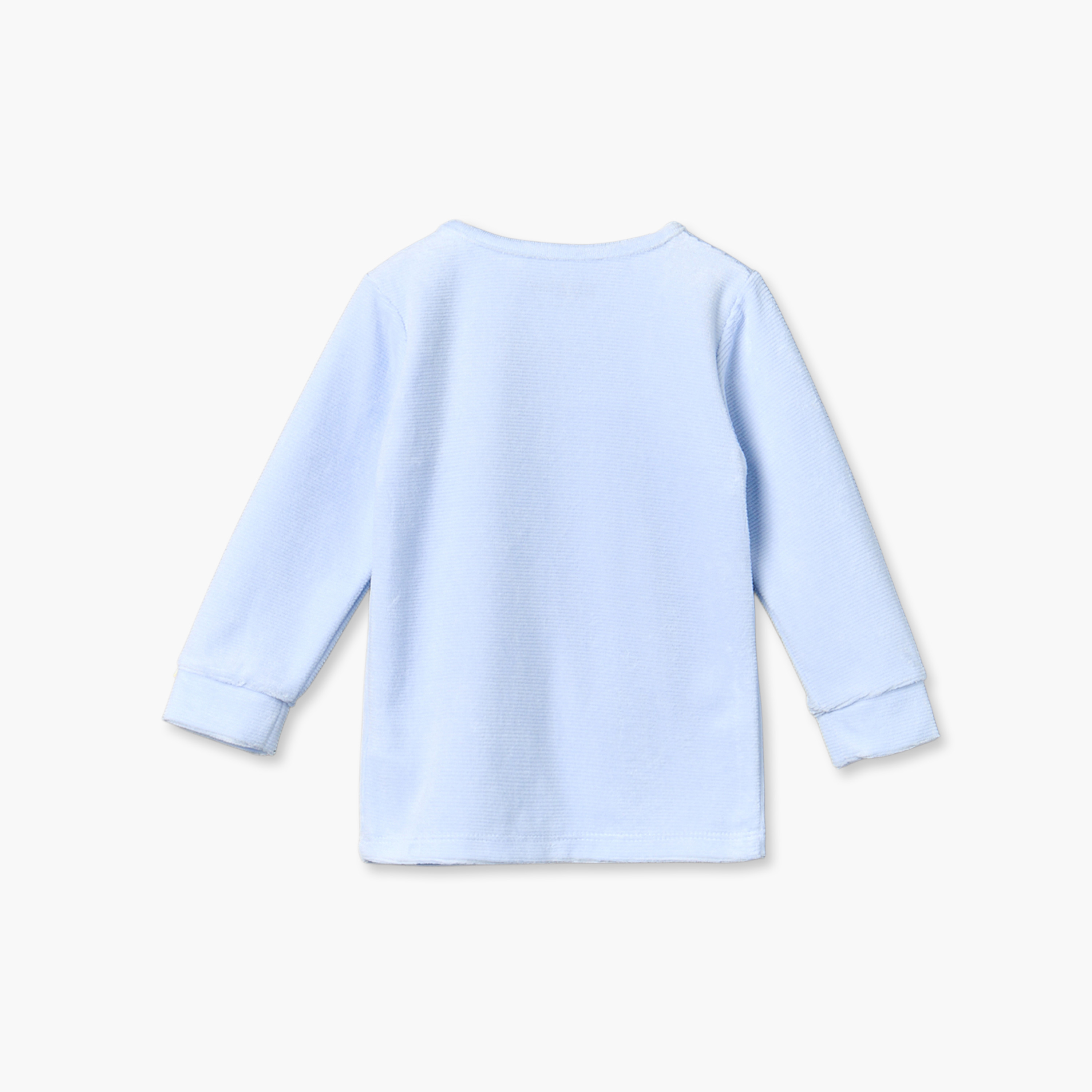 Giggles Cotton Crew Neck Long Sleeves Pyjama Set with Embroidery-baby-boys-clothing-nightwear-pyjamasets-image-4