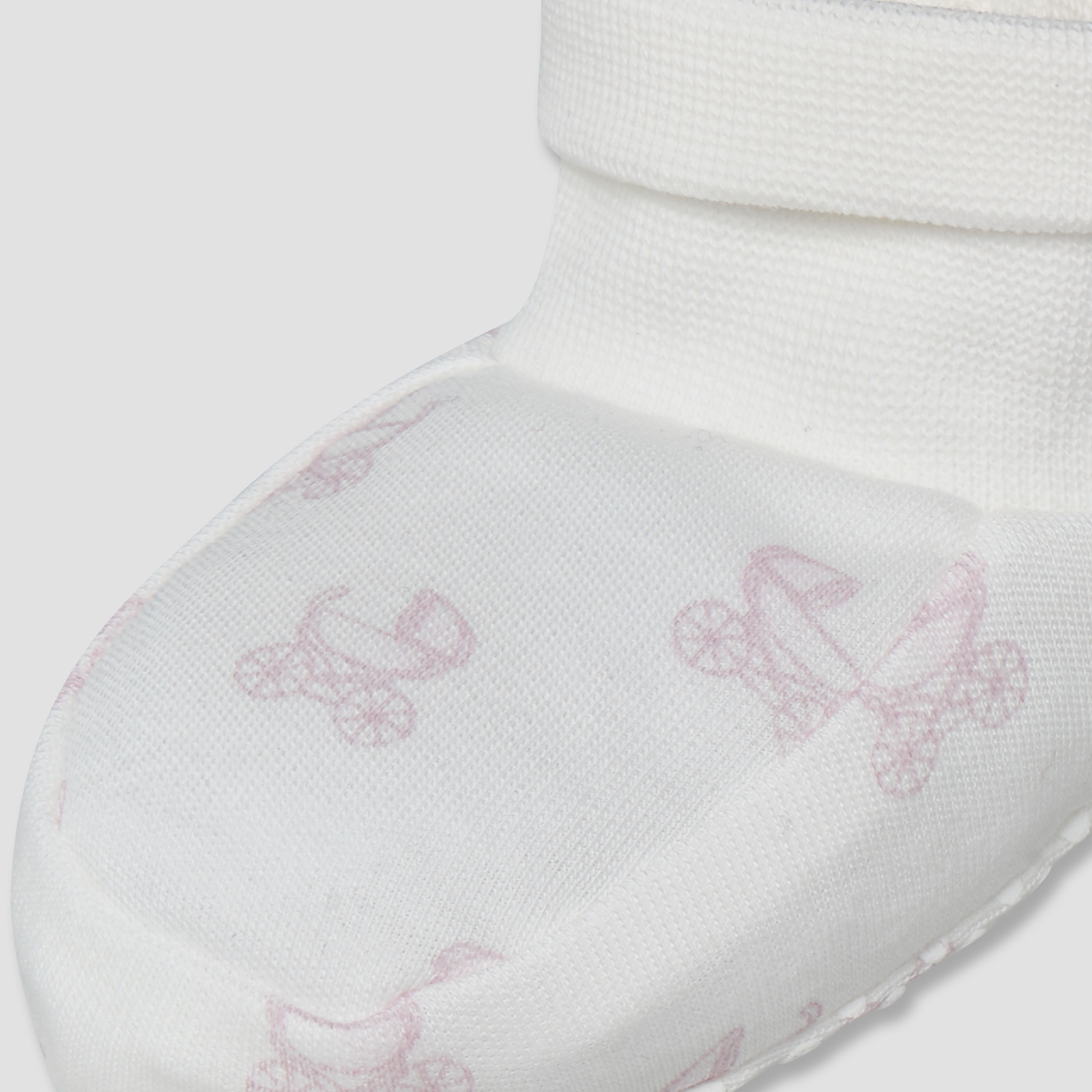 Giggles Printed Booties-baby-girls-shoes-booties-image-4