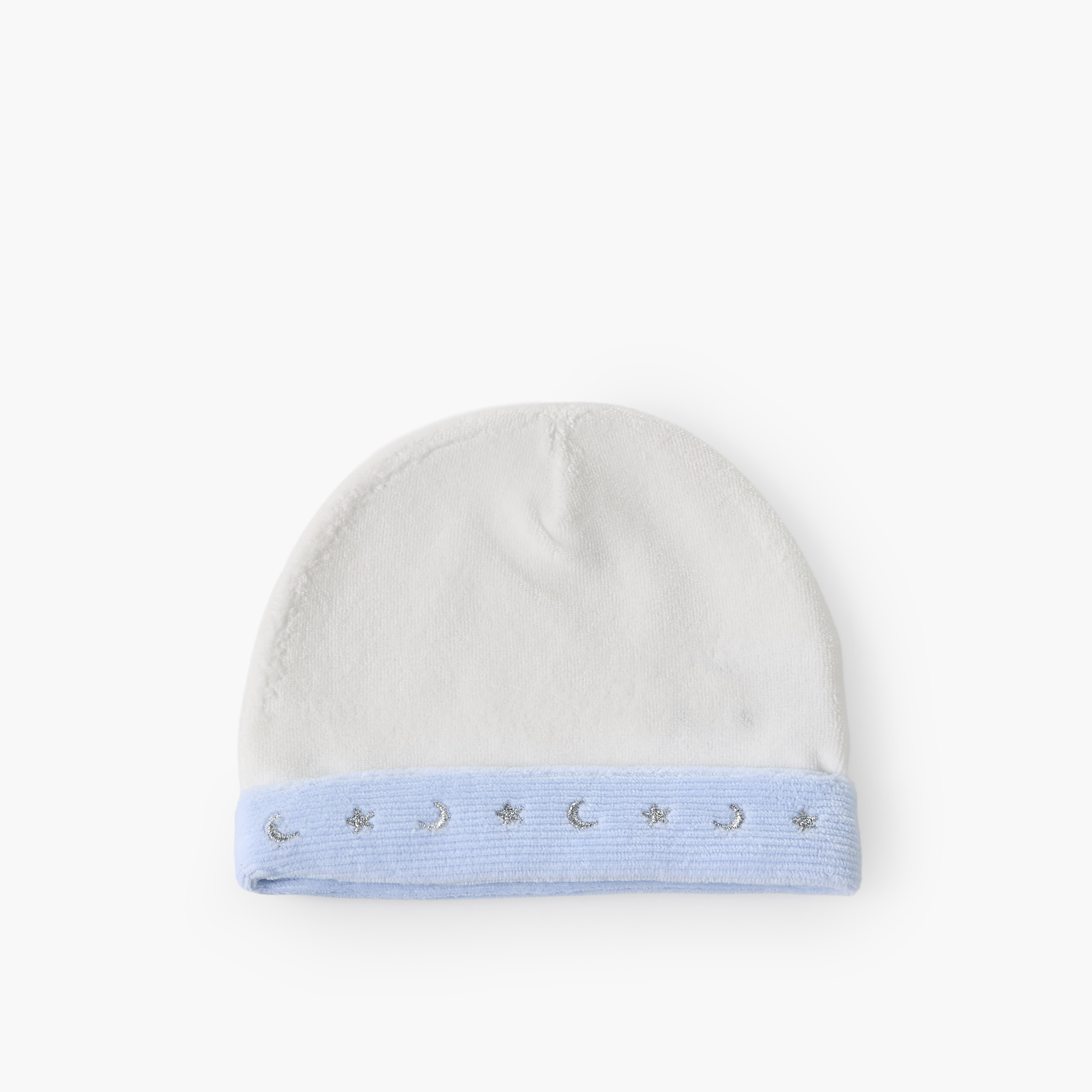 Giggles Cap with Celestial Embroidery-baby-boys-accessories-caps-image-1