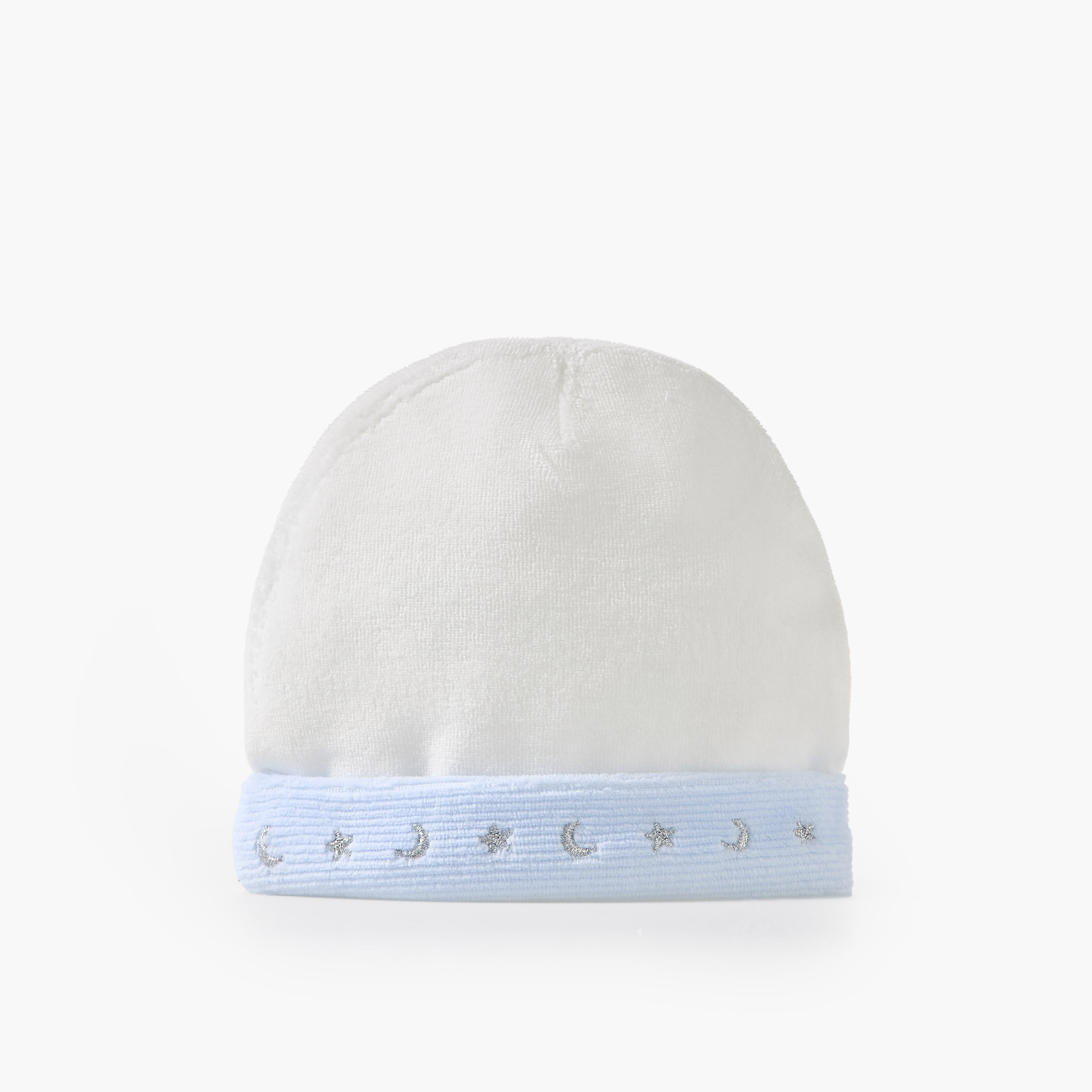 Giggles Cap with Celestial Embroidery-baby-boys-accessories-caps-image-2