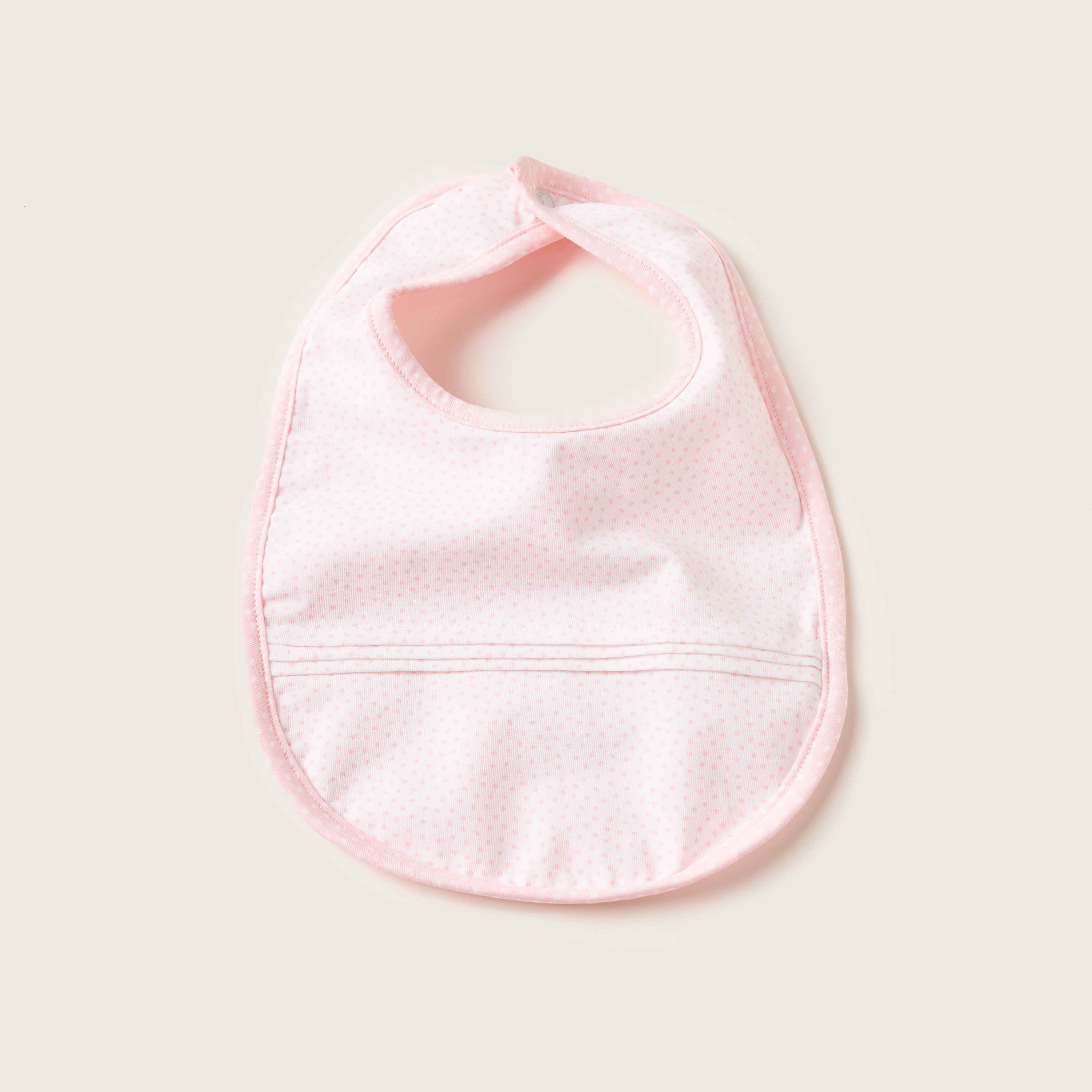 Giggles Printed Bib with Snap Button Closure-baby-feeding-bibs-image-4