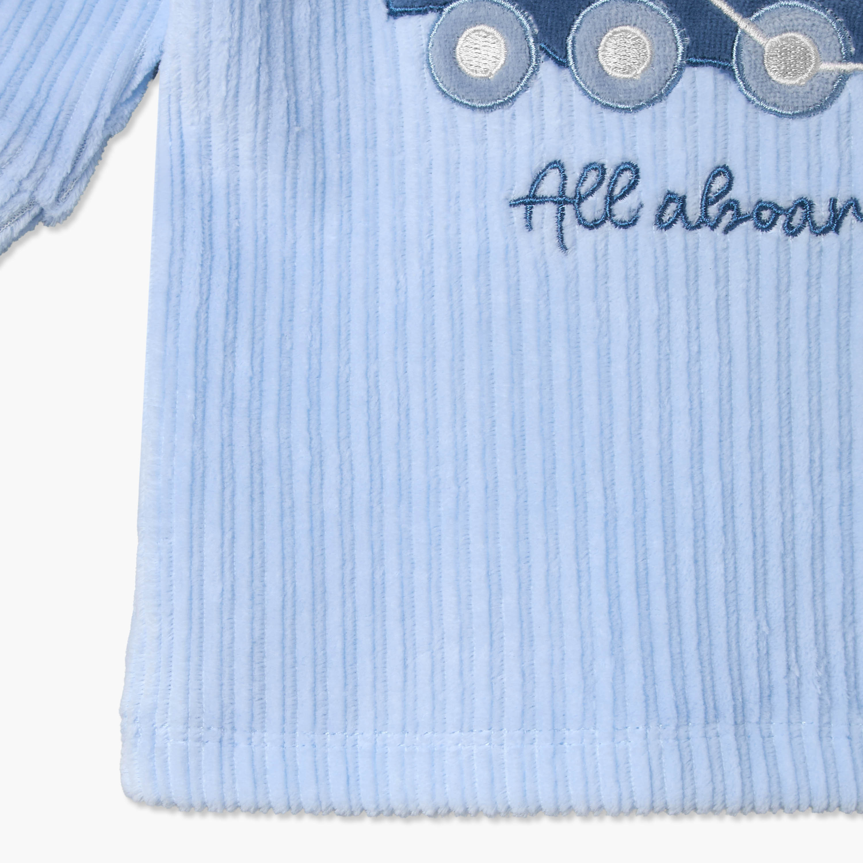 Juniors Crew Neck Long Sleeves Pyjama Set with Rail Engine Applique-baby-boys-clothing-nightwear-pyjamasets-image-7