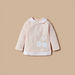 Giggles Floral Applique Shirt and Pyjama Set-Pyjama Sets-thumbnail-1