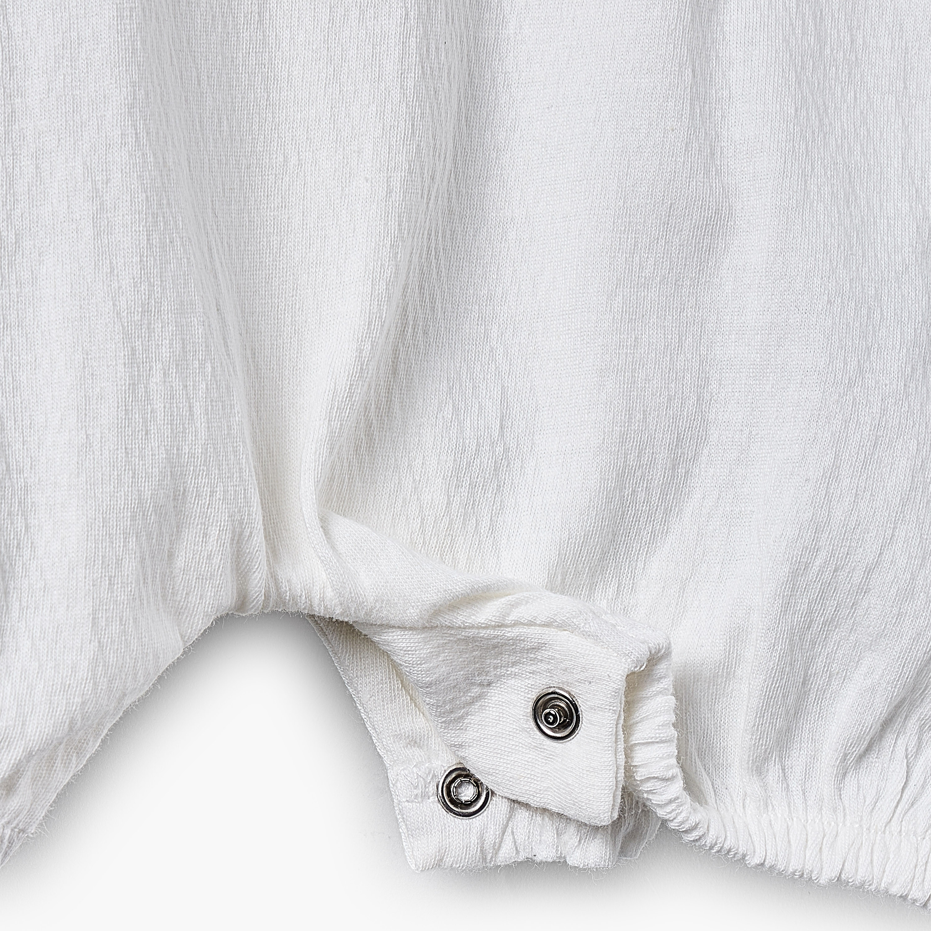 Juniors Peter Pan Collar Short Sleeves Romper with Print-baby-girls-clothing-rompers-image-4