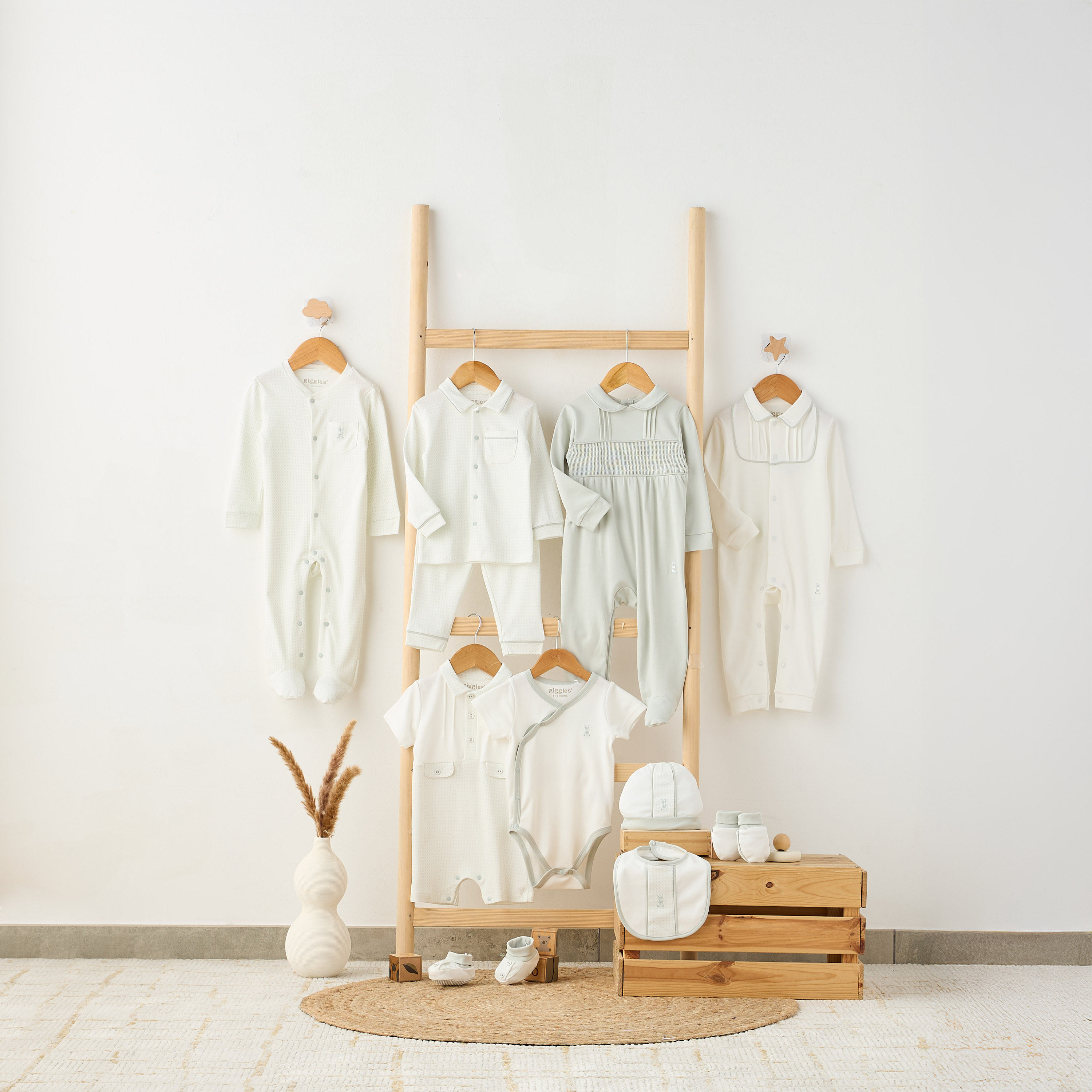 Giggles Pintuck Closed Feet Sleepsuit with Long Sleeves-baby-boys-clothing-nightwear-sleepsuits-image-7