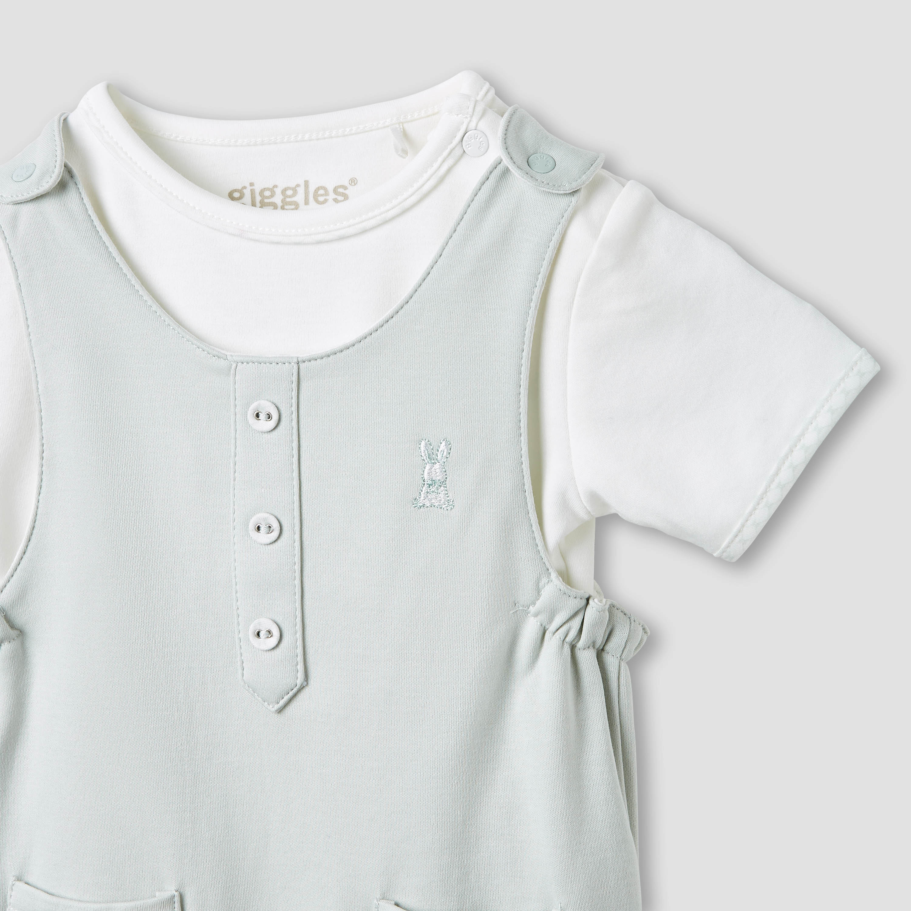 Giggles Solid T-shirt and Dungaree Set-baby-boys-clothing-setsandcoords-image-4