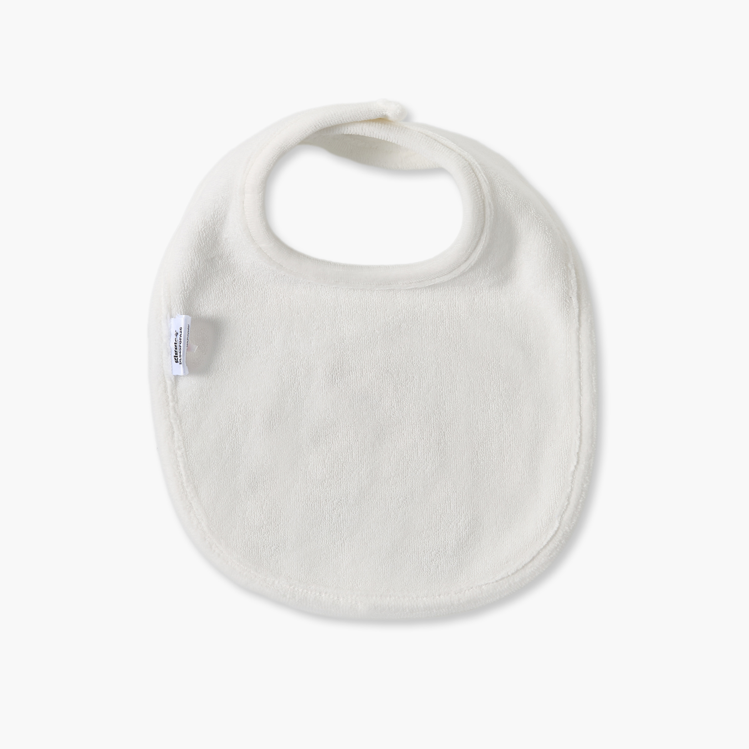 Giggles Baby Bib with Swan Applique-baby-feeding-bibs-image-2