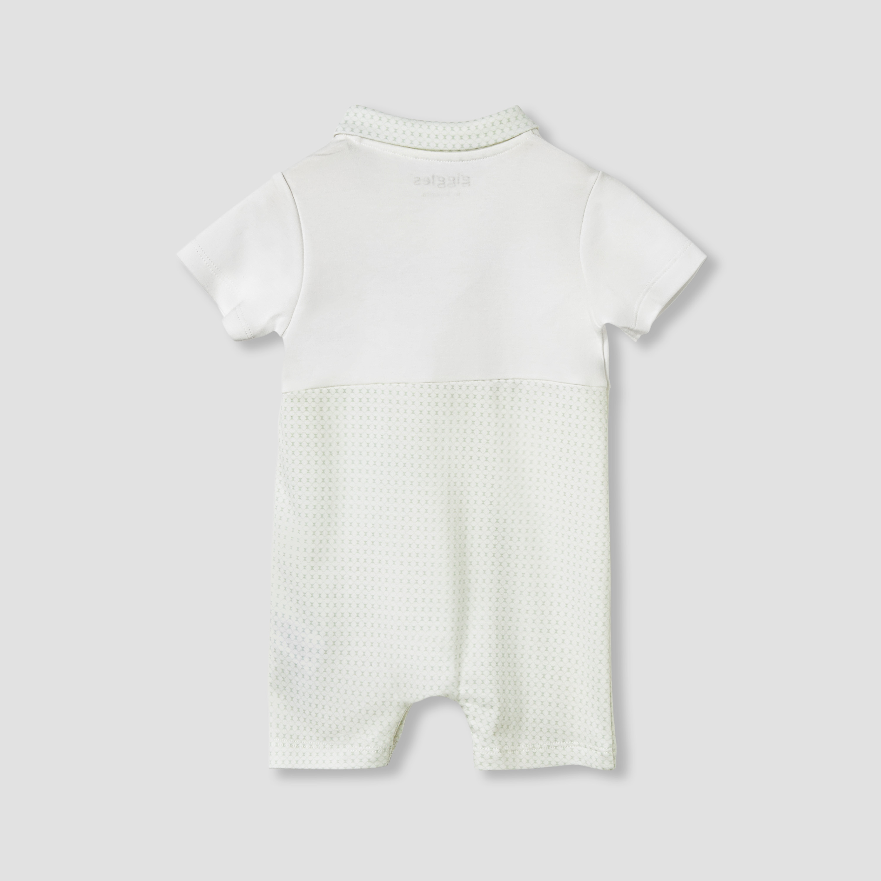 Giggles Printed Romper with Short Sleeves-baby-boys-clothing-rompers-image-2