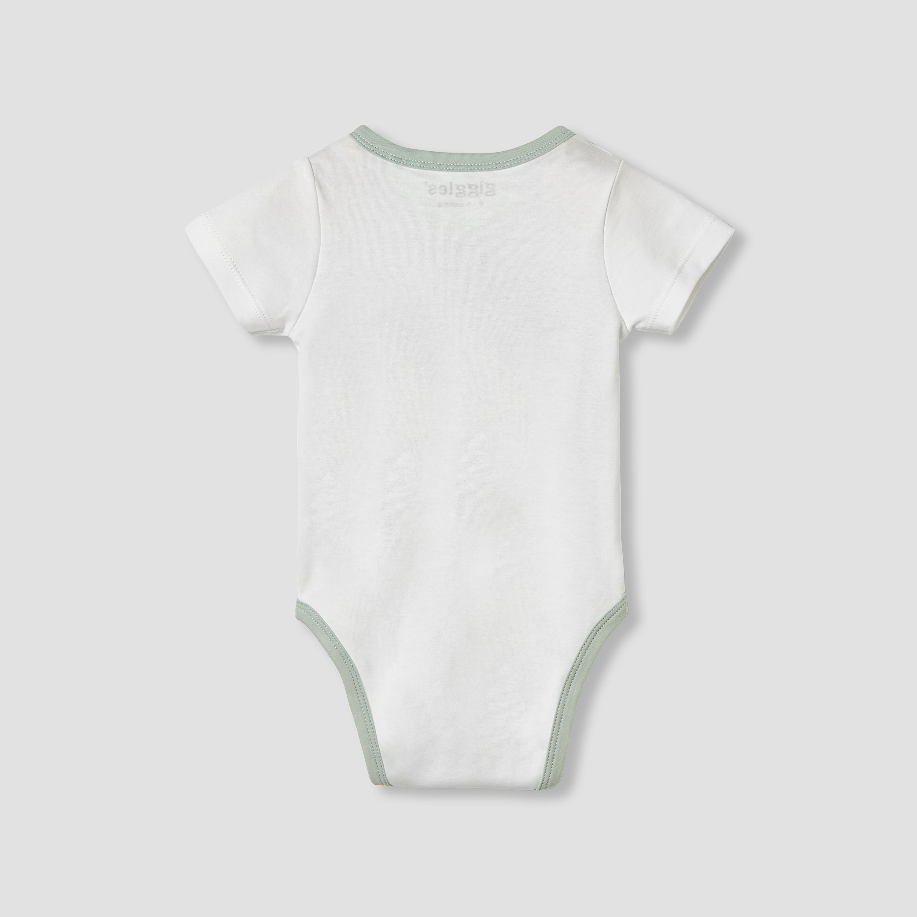 Giggles Bunny Embroidered Bodysuit with Short Sleeves-baby-boys-clothing-bodysuits-image-2