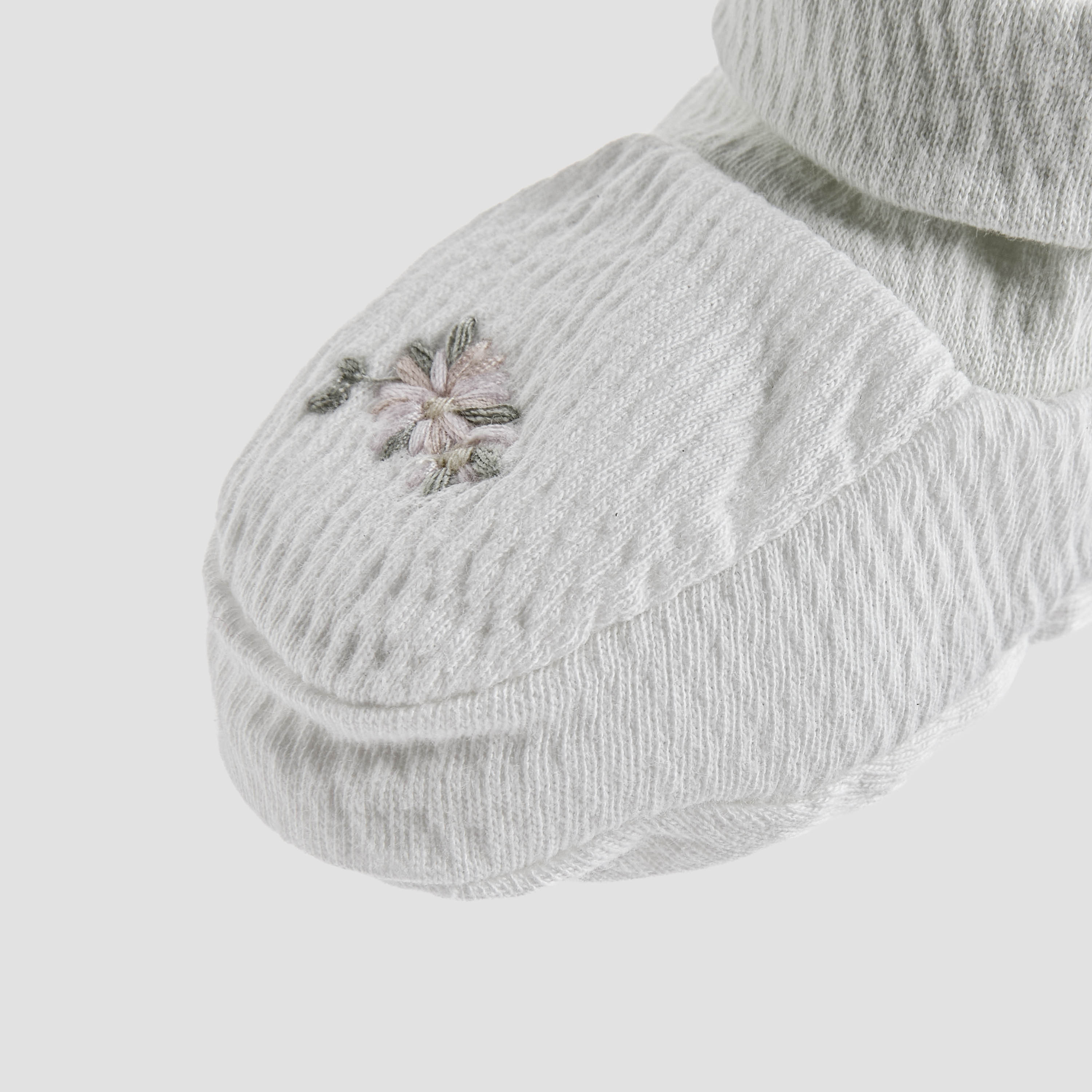 Pack of 2 Giggles Booties with Elasticated Cuff, Assorted Design-baby-girls-shoes-booties-image-7