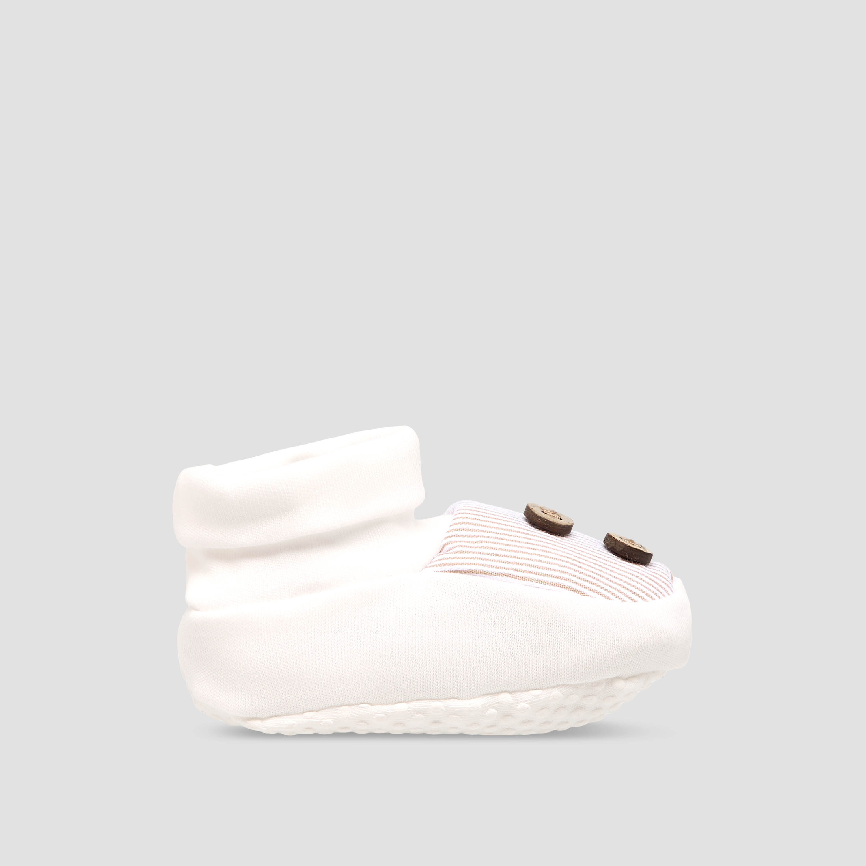 Giggles Booties with Stripes-baby-boys-shoes-booties-image-2
