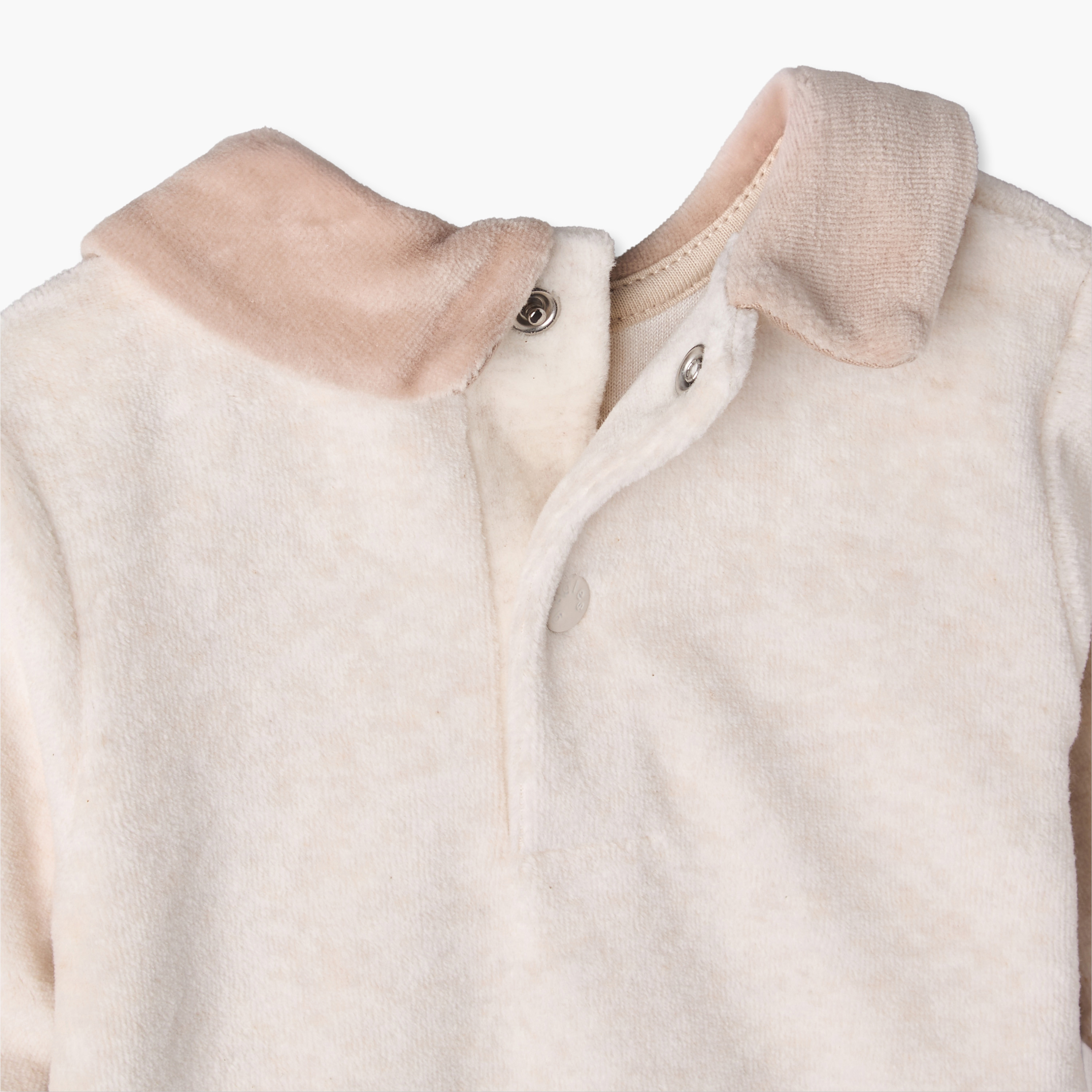 طقم بيجاما بياقة وأكمام طويلة مع تطريز دب من جيجلز-baby-boys-clothing-nightwear-pyjamasets-image-8