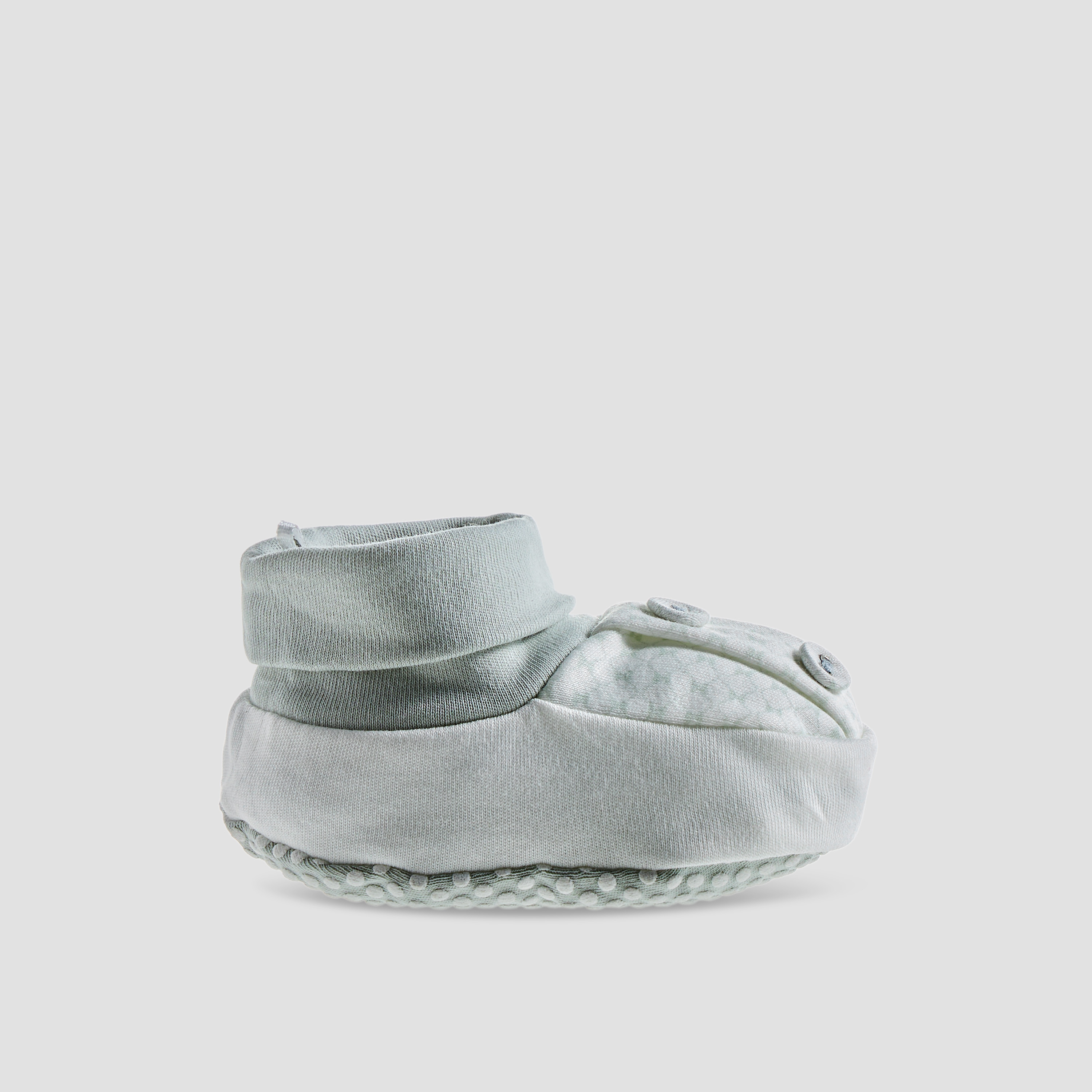 Giggles Printed Booties with Button Detail-baby-boys-shoes-booties-image-3