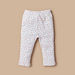 Juniors Floral Glitter Print T-shirt and Elasticated Pyjama Set-Pyjama Sets-thumbnail-2