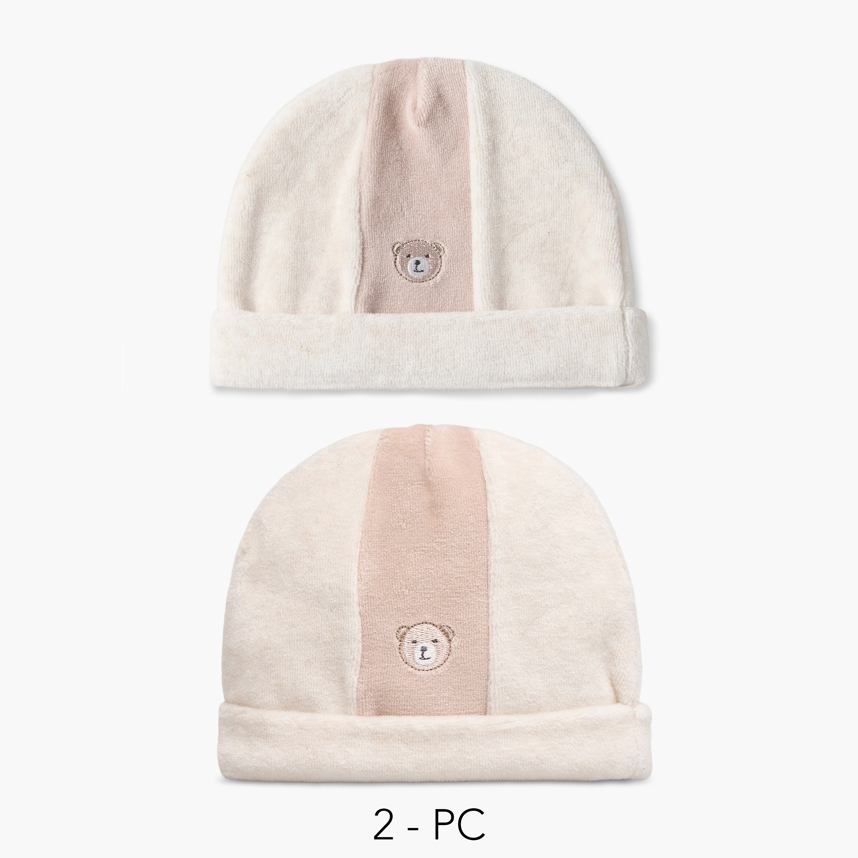 قبعة بتطريز دب من جيجلز-baby-boys-accessories-caps-image-1