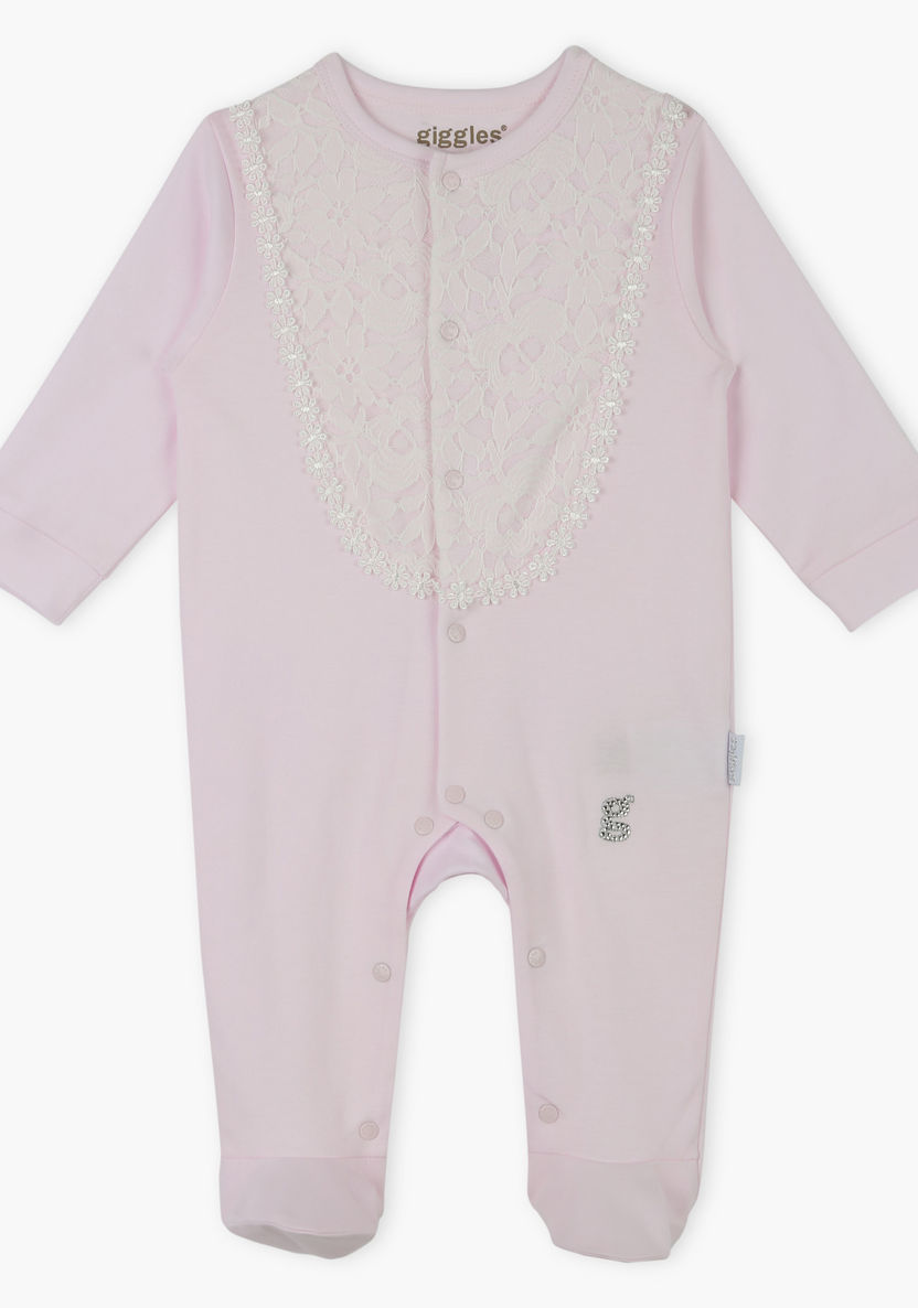 Giggles Closed Feet Sleepsuit with Net Insert-Sleepsuits-image-0