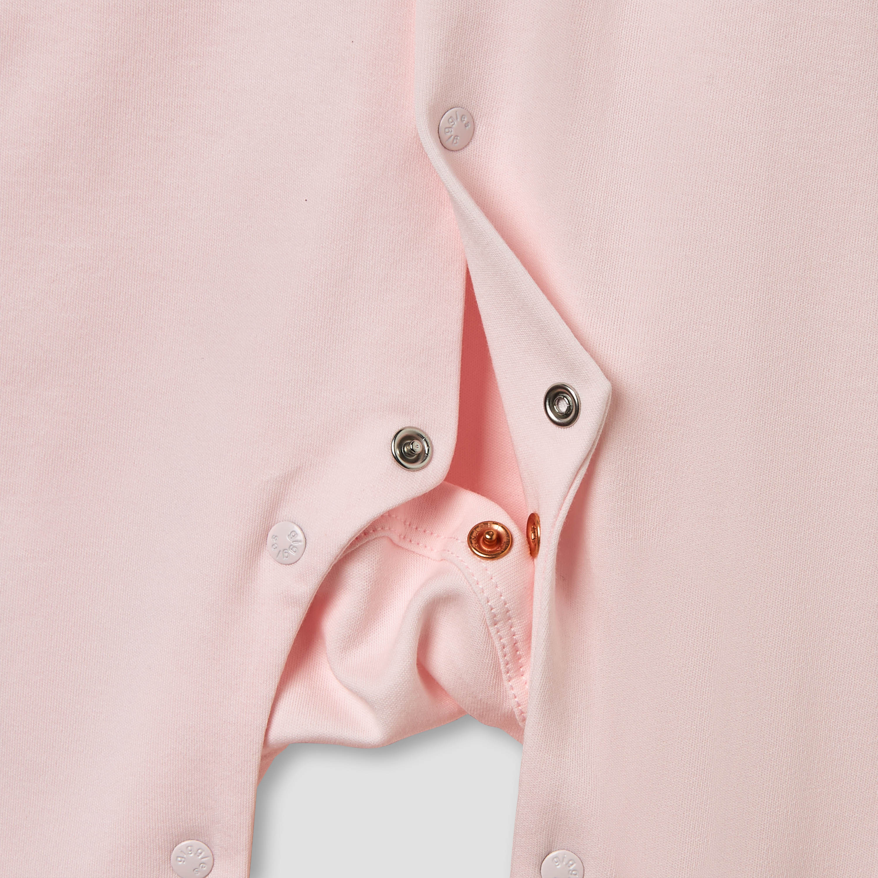 Giggles Smocked and Bow Accent Collared Sleepsuit-baby-girls-clothing-nightwear-sleepsuits-image-6