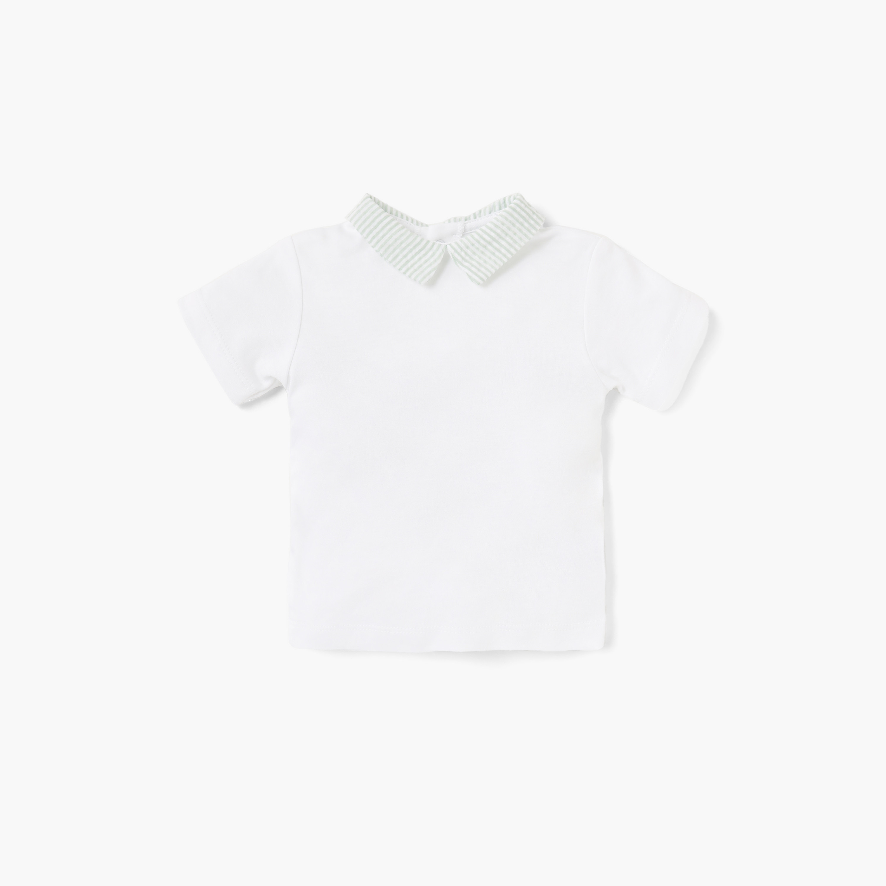 Giggles Colourblock T-shirt and Dungaree Set-baby-boys-clothing-rompers-image-2