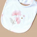 Juniors Floral Print Bib with Button Closure-Bibs and Burp Cloths-thumbnailMobile-1
