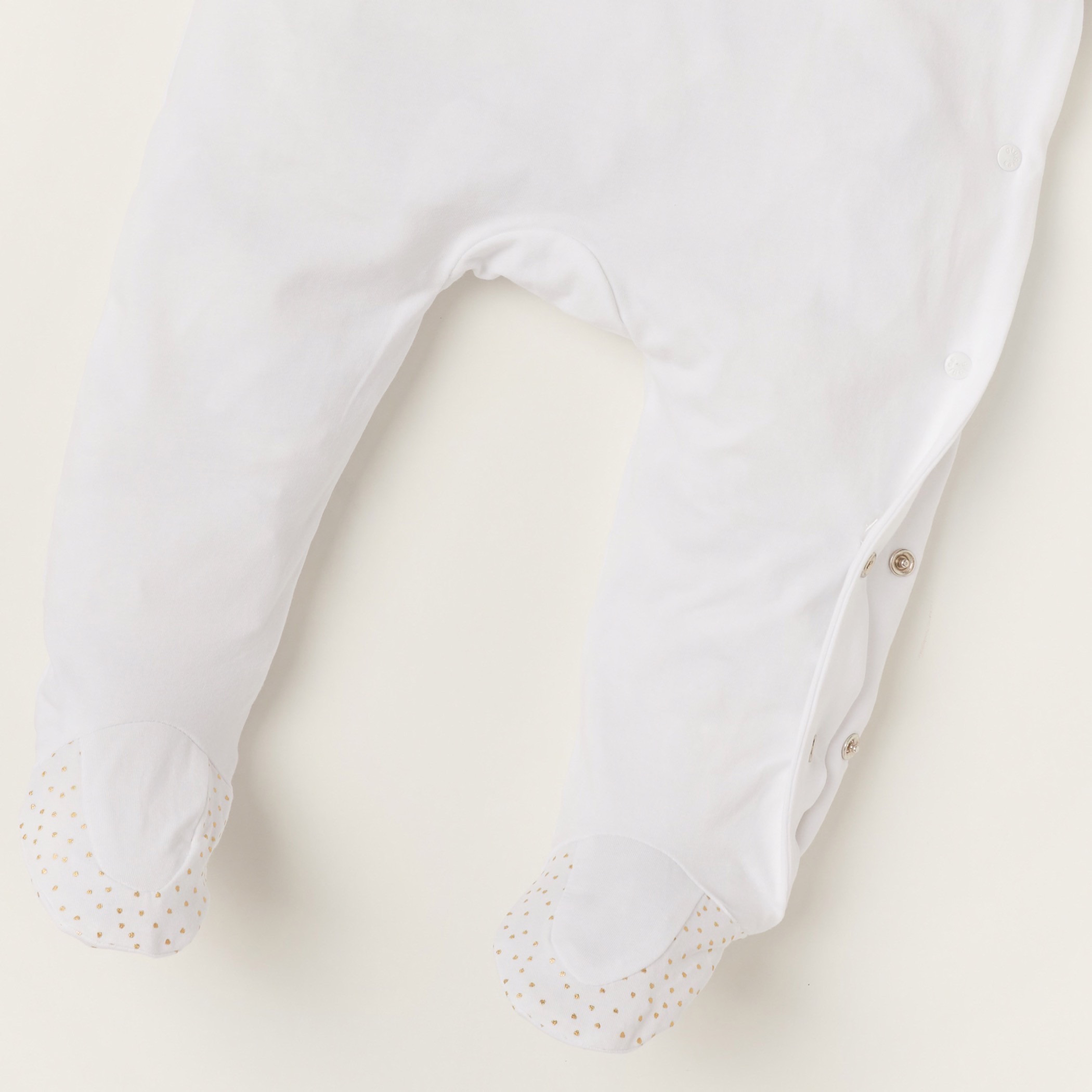 Giggles Embroidered Closed Feet Sleepsuit with Long Sleeves-baby-girls-clothing-nightwear-sleepsuits-image-3