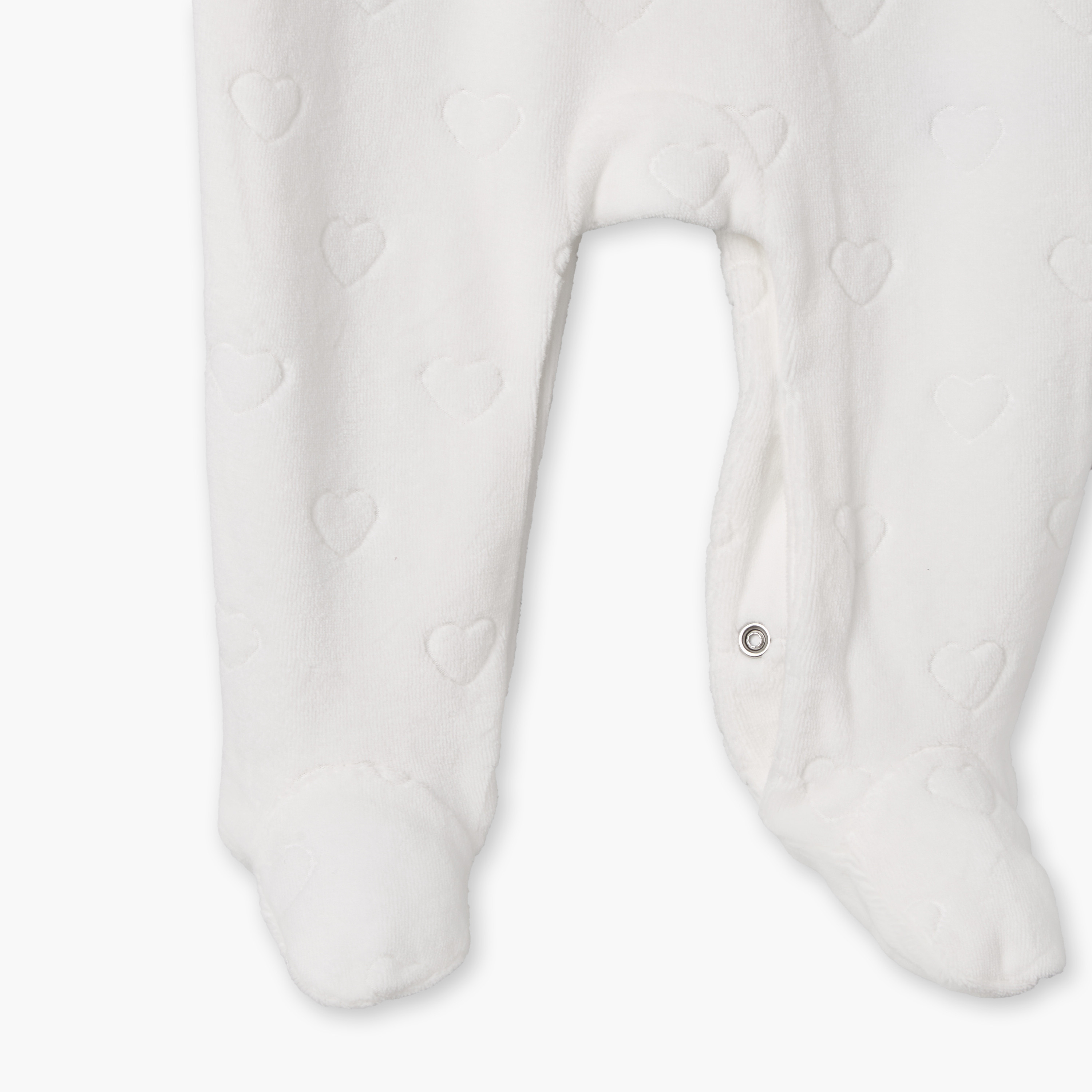 Giggles Crew Neck Long Sleeves Sleepsuit with Bow Applique-baby-girls-clothing-nightwear-sleepsuits-image-6