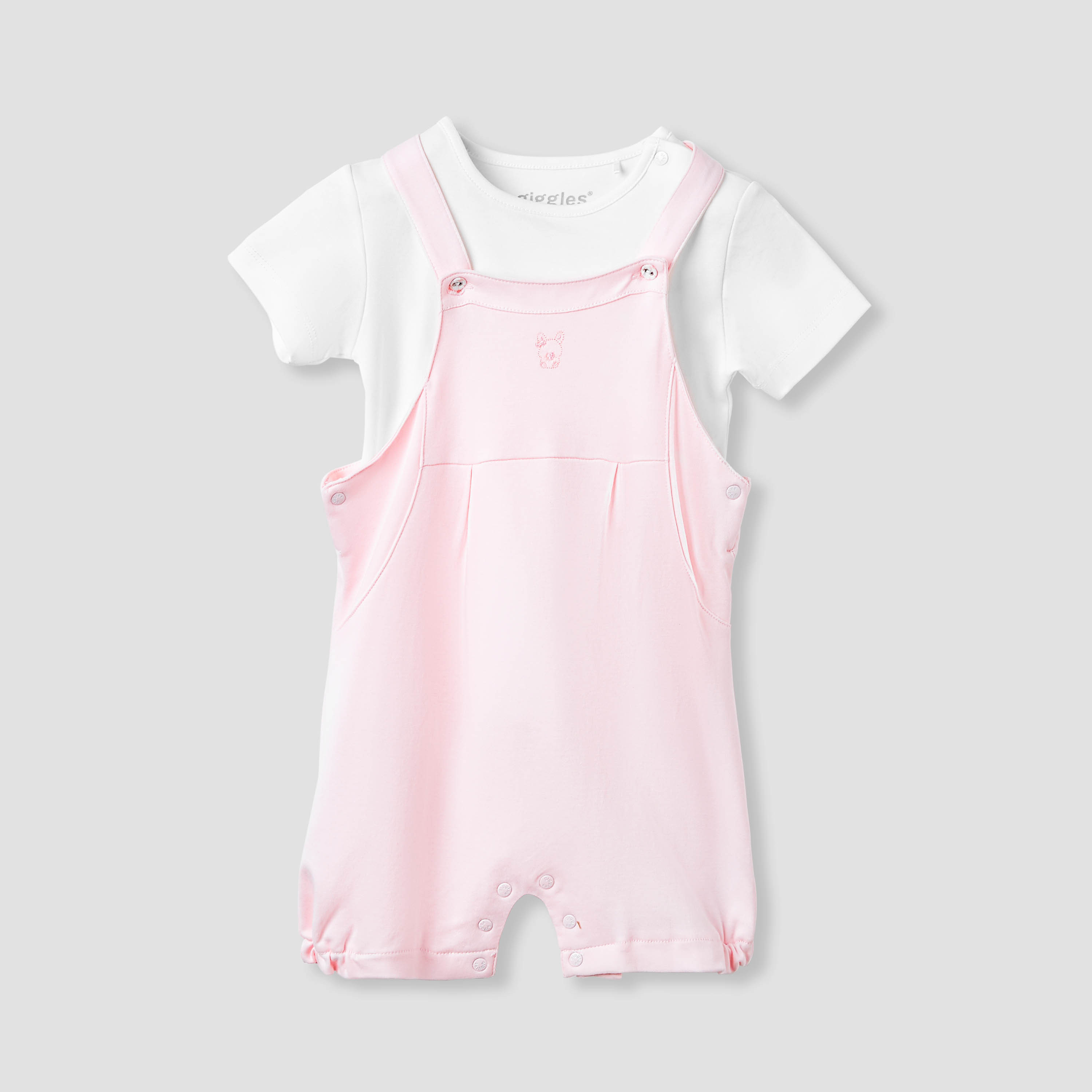 طقم دنغري وتيشيرت مطرز من جيجلز-baby-girls-clothing-setsandcoords-image-8