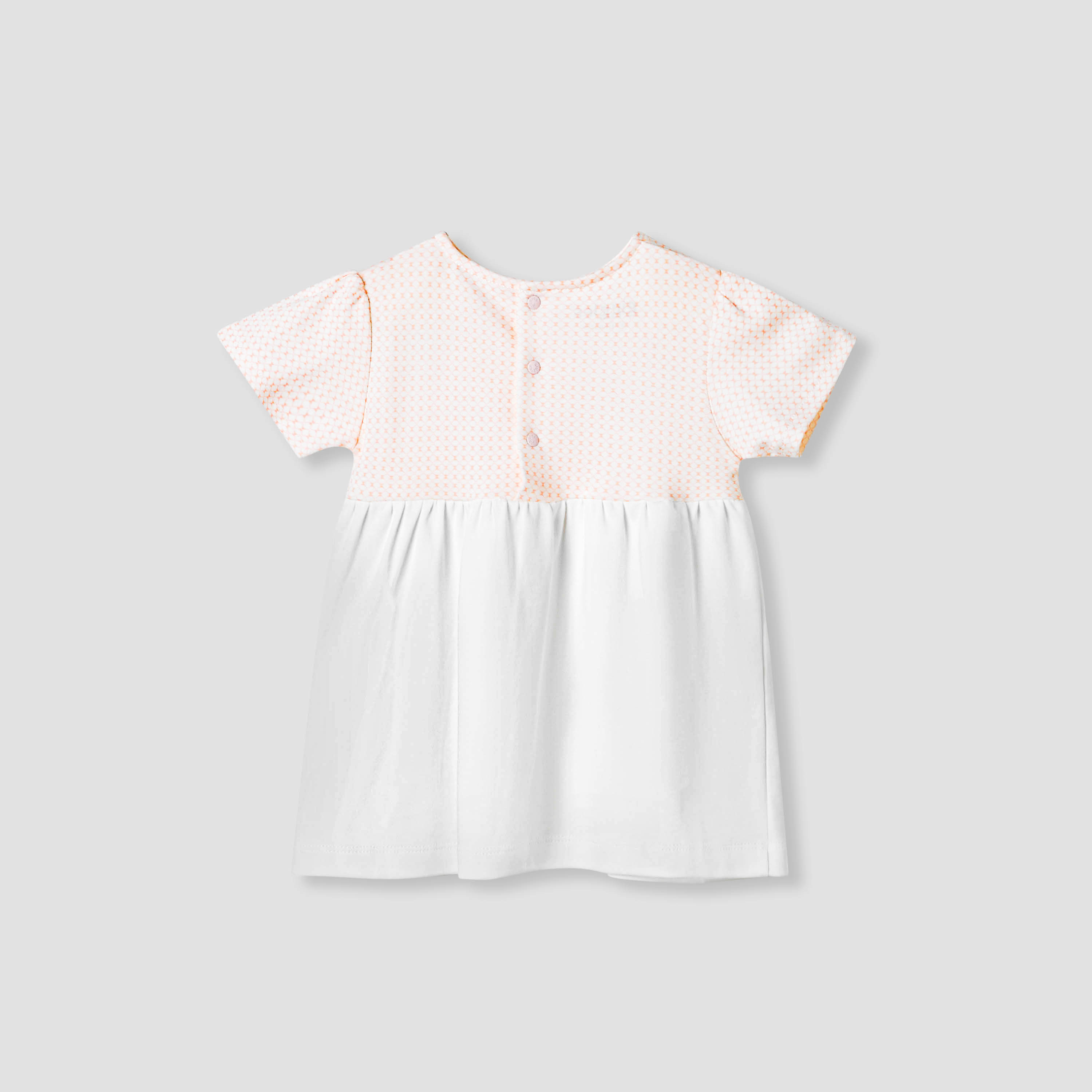 Giggles Printed A-line Dress with Bow Accent-baby-girls-clothing-dressesandjumpsuits-image-2