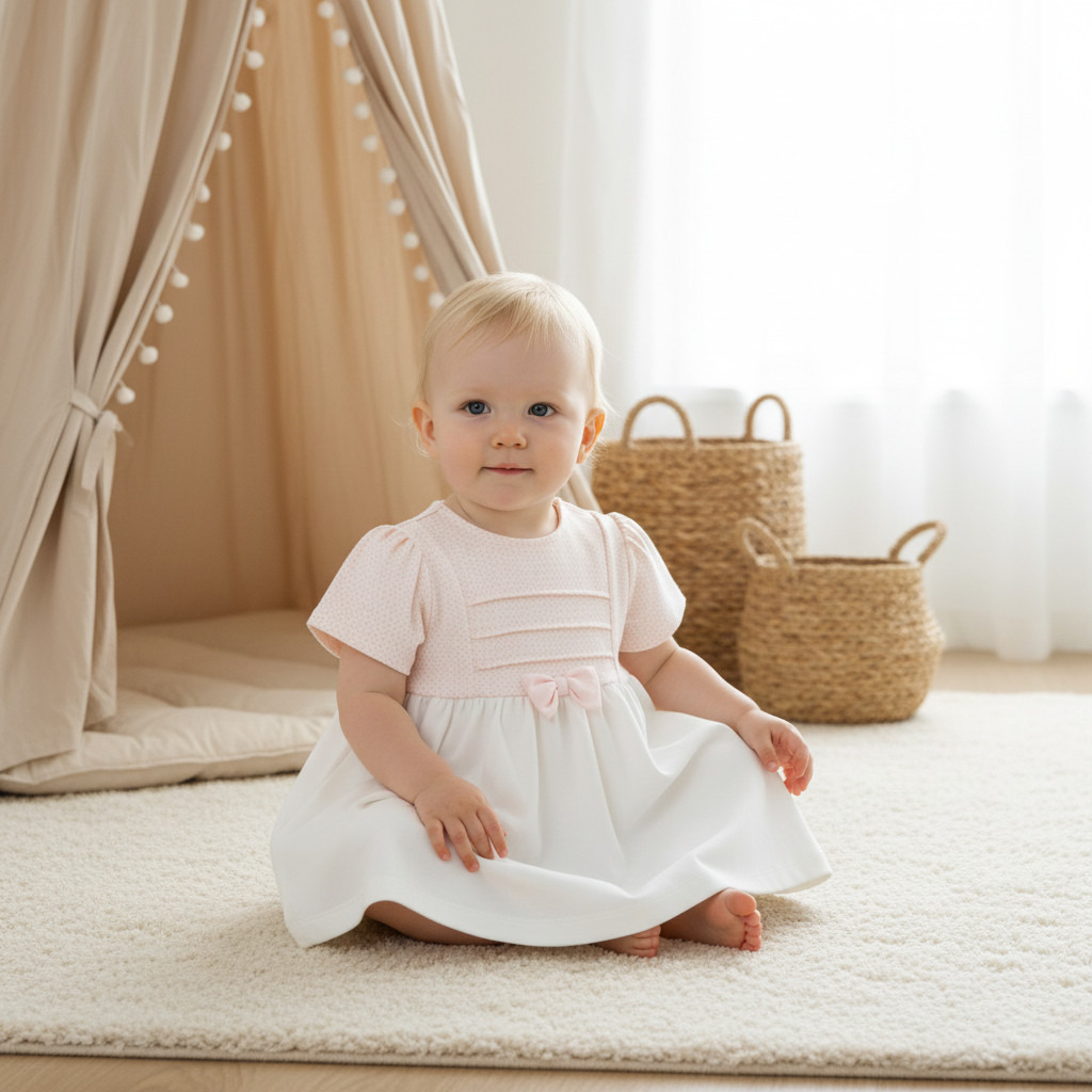 Giggles Printed A-line Dress with Bow Accent-baby-girls-clothing-dressesandjumpsuits-image-7