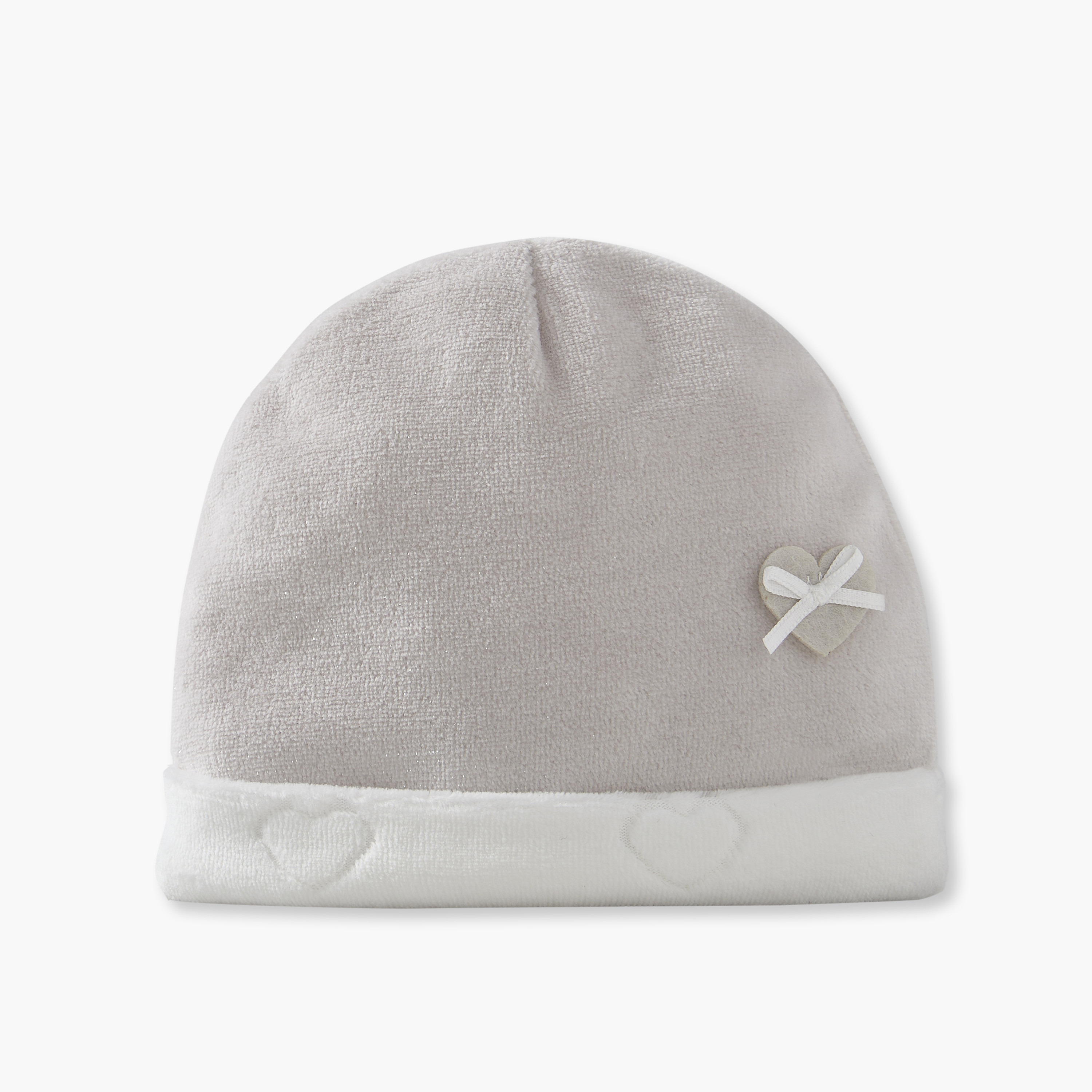 Giggles Cap with Heart Applique-baby-girls-accessories-caps-image-2