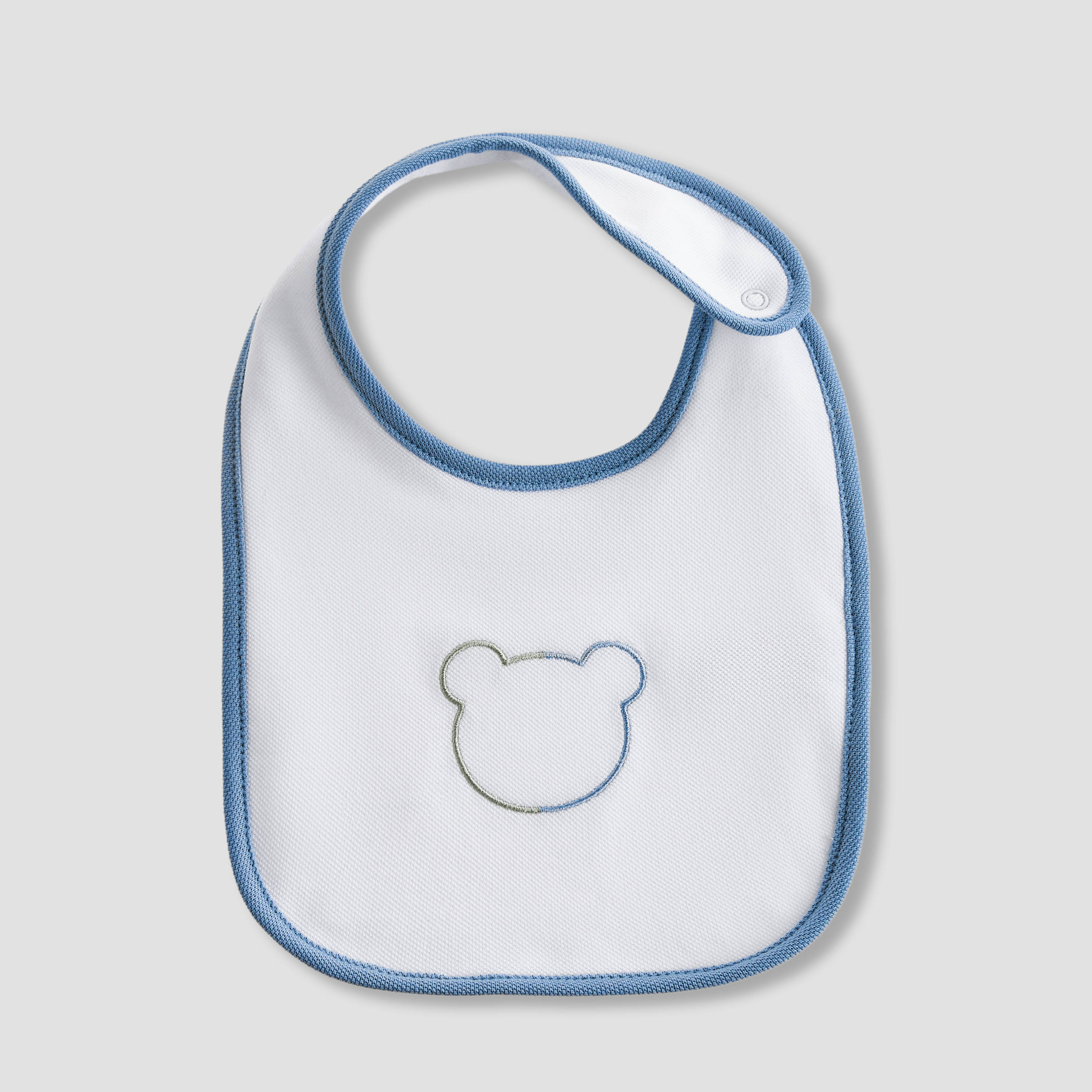 Juniors Baby Bib with Embroidery-baby-feeding-bibs-image-1