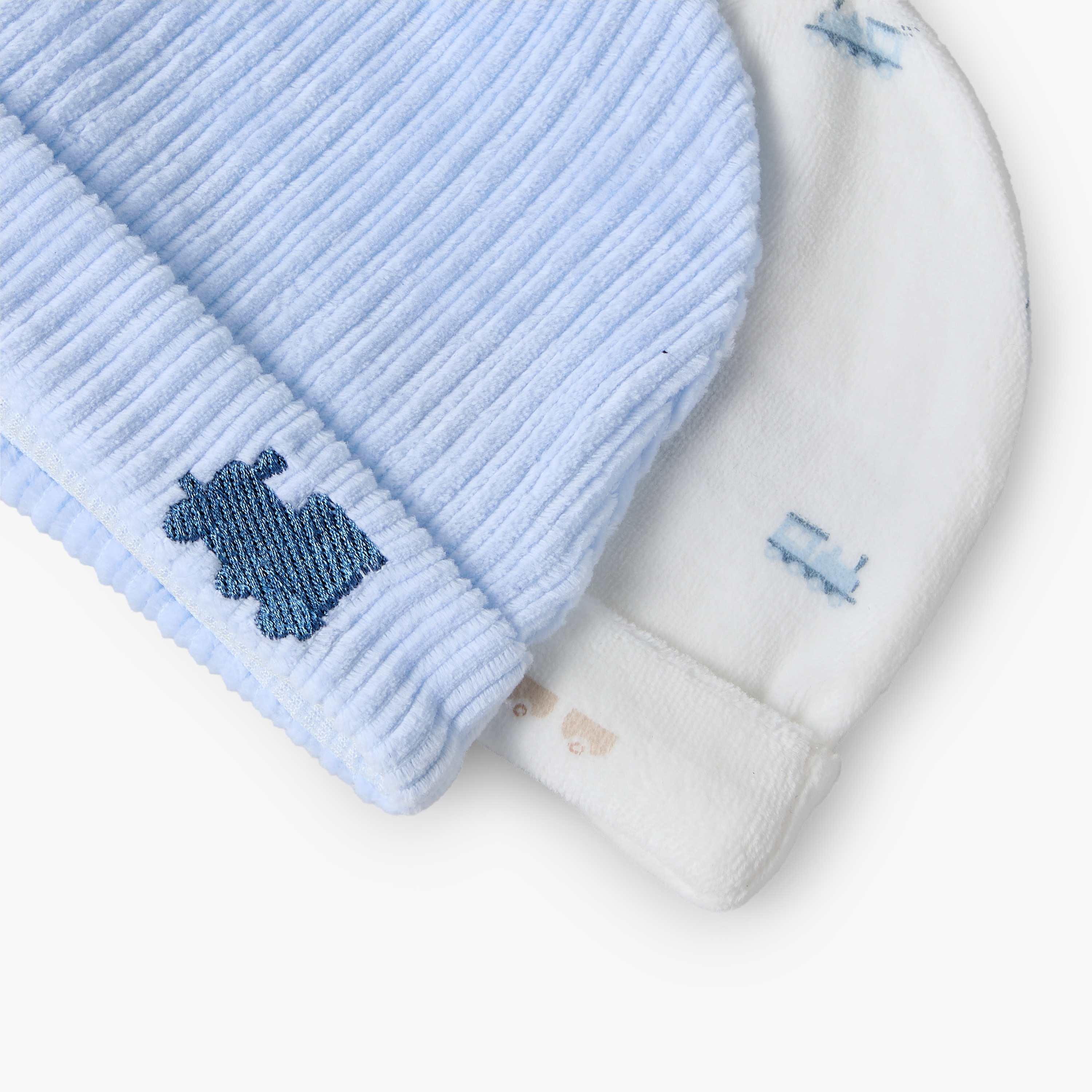 قبعة بطبعات قطارات من جونيورز - عبوة من قطعتين-baby-boys-accessories-caps-image-7