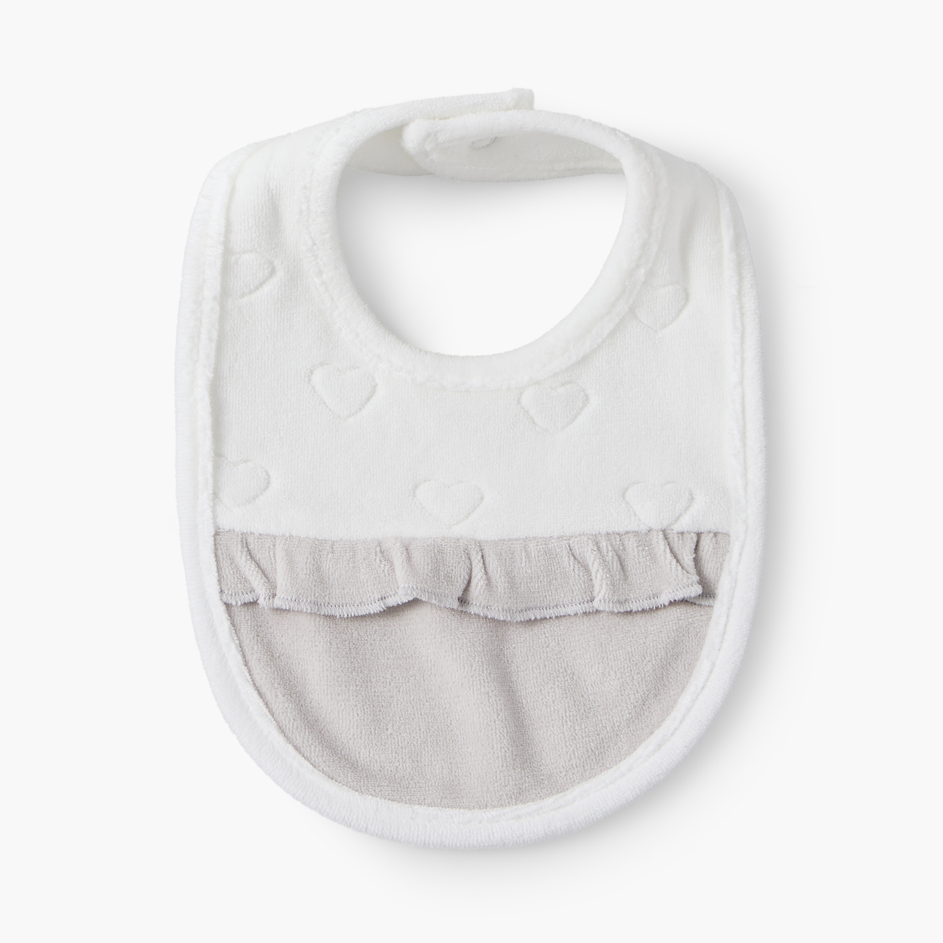 مريلة أطفال بقلوب من جيجلز-baby-feeding-bibs-image-1