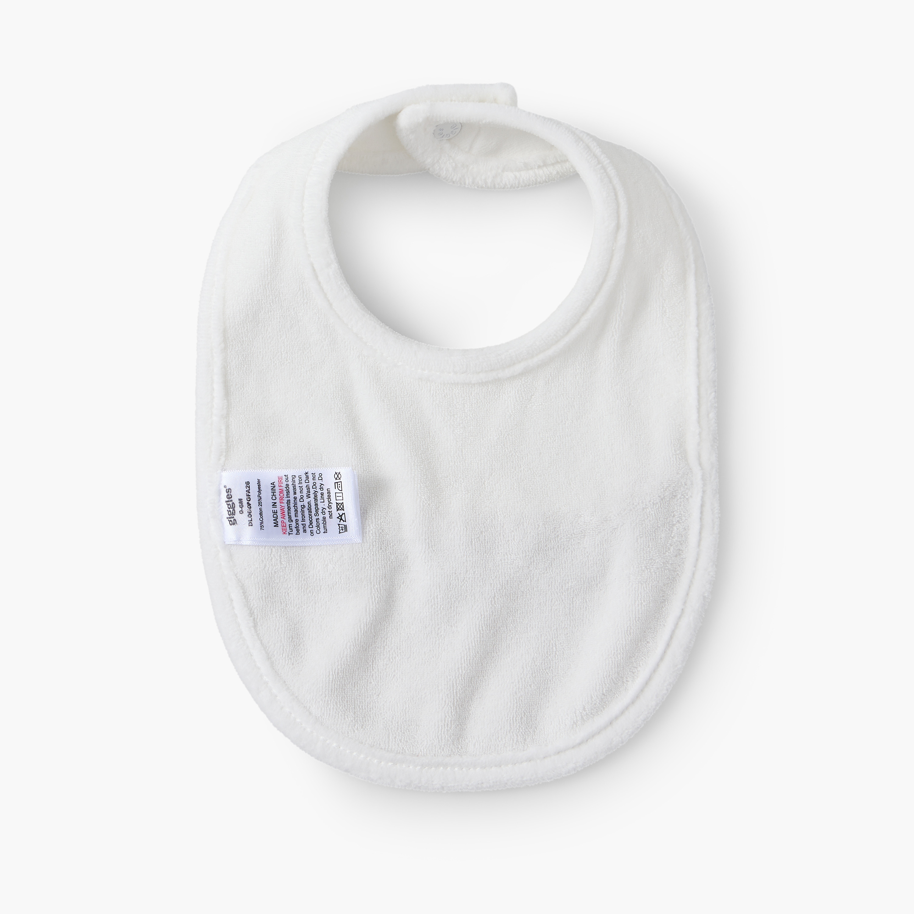 مريلة أطفال بقلوب من جيجلز-baby-feeding-bibs-image-2