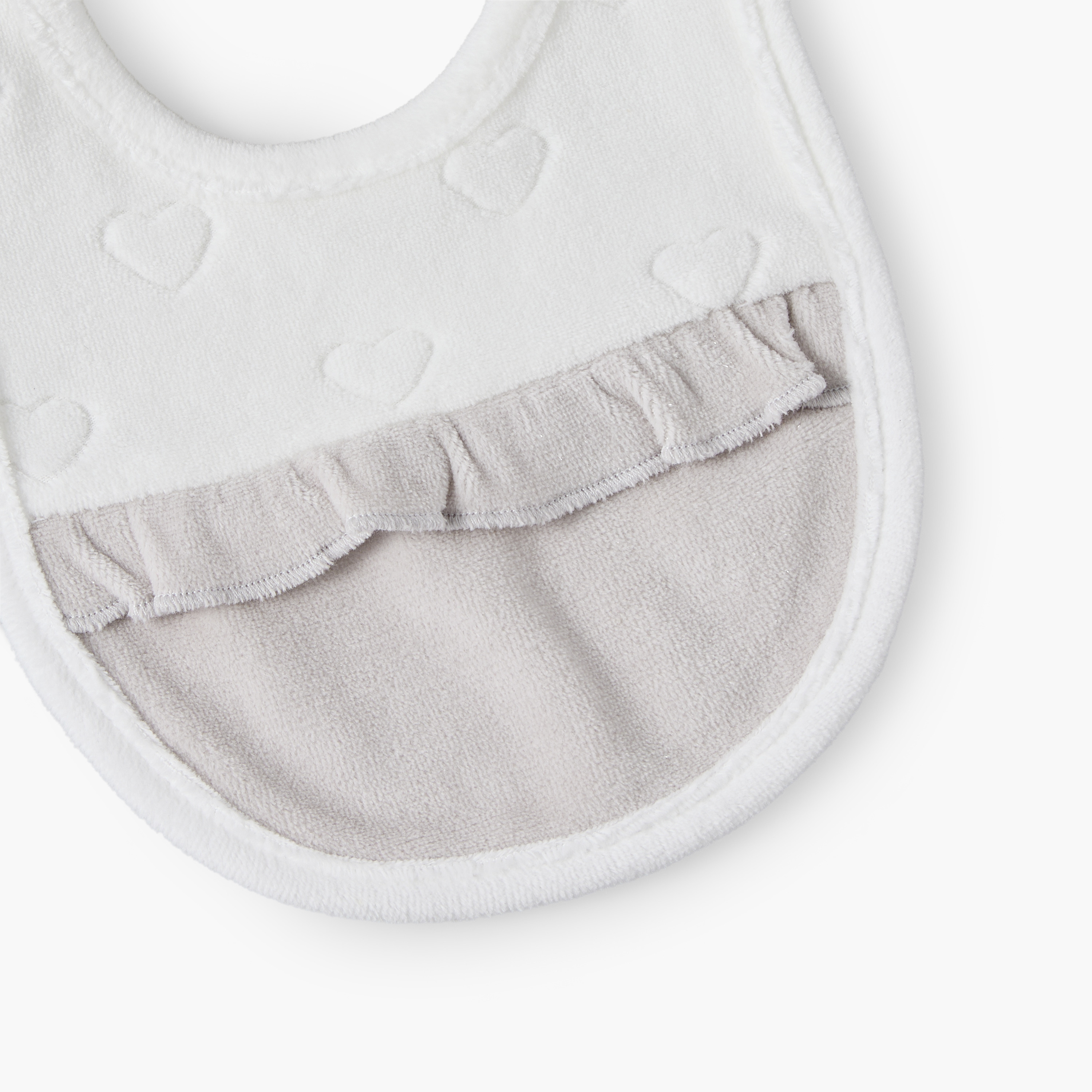 مريلة أطفال بقلوب من جيجلز-baby-feeding-bibs-image-3